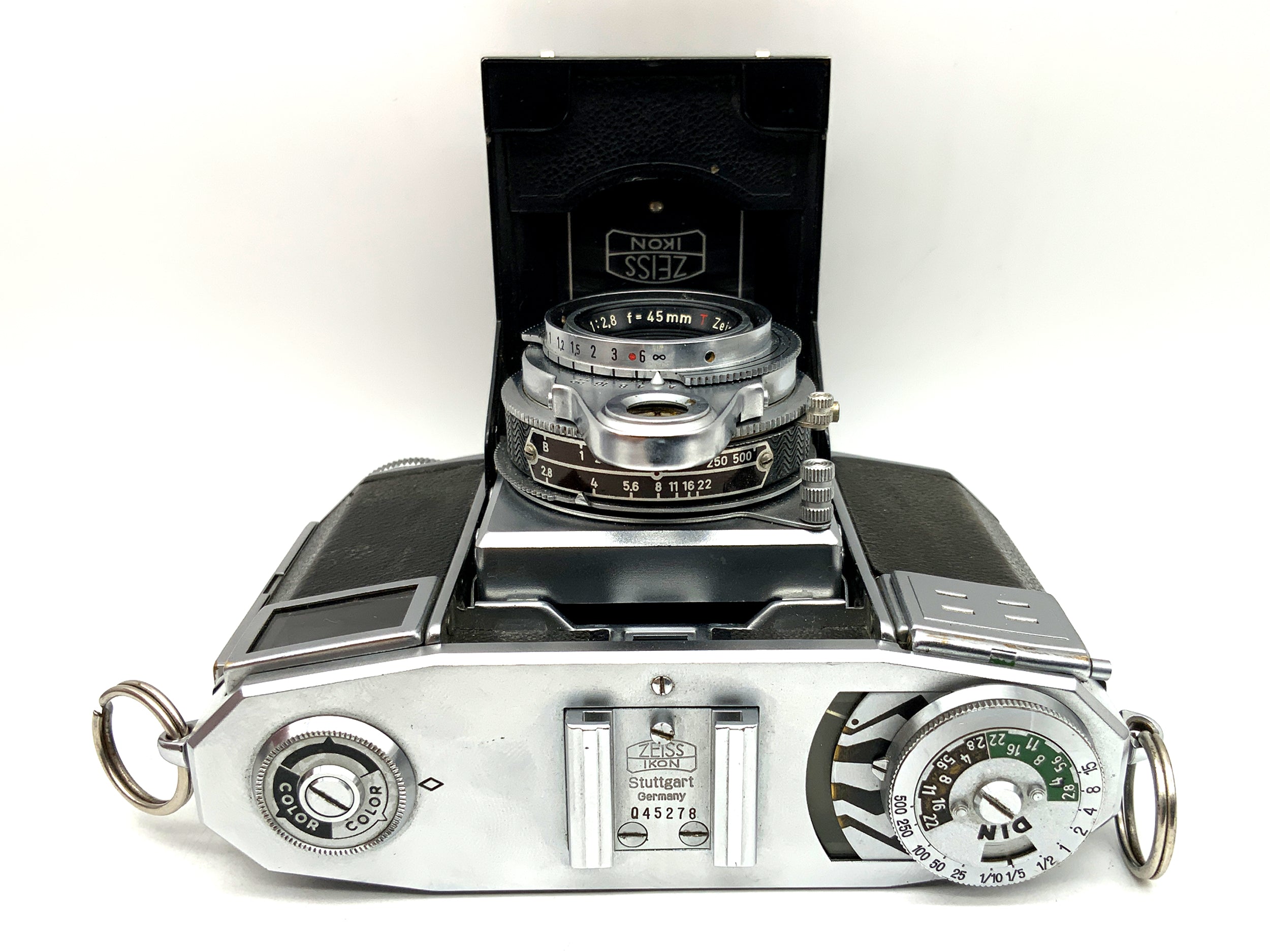 Zeiss Ikon Contessa Klappkamera mit Tessar 2.8/45 red T Analogkamera