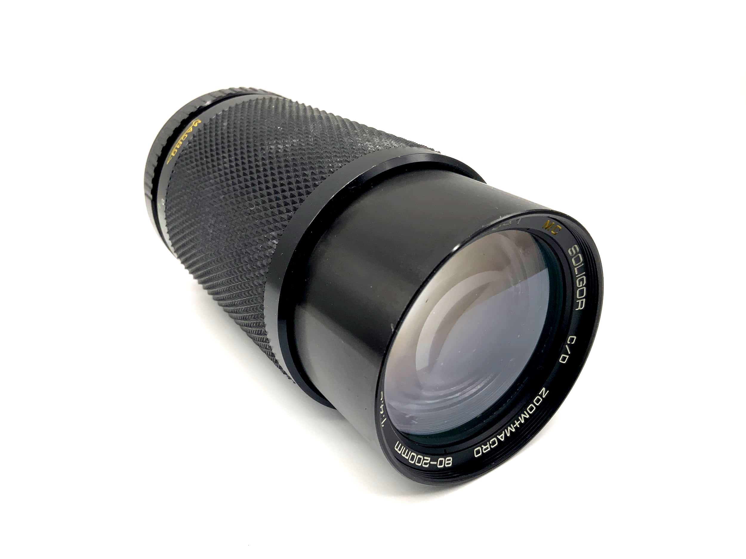 Soligor 80-200mm 1:4.5 Objektiv C/D Zoom+Macro MC Kamera Linse (Rollei QBM)