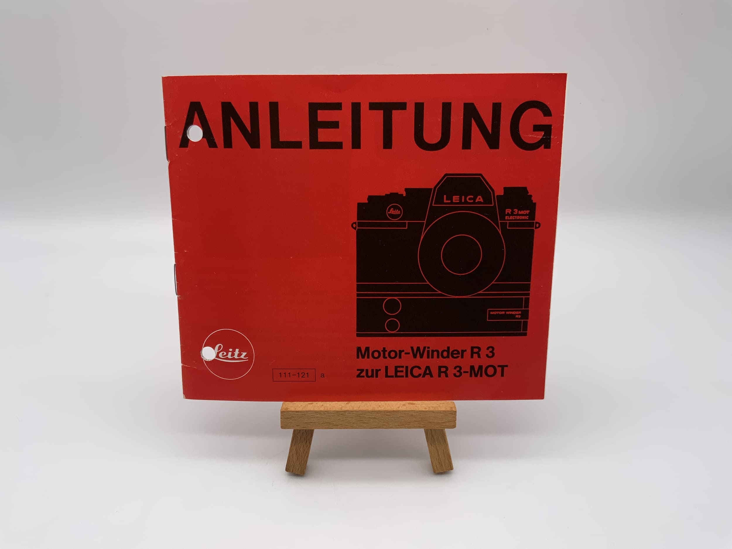 Leitz Motor Winder R3 zur Leica R 3 Mot (111-121a) Bedienungsanleitung Deutsch