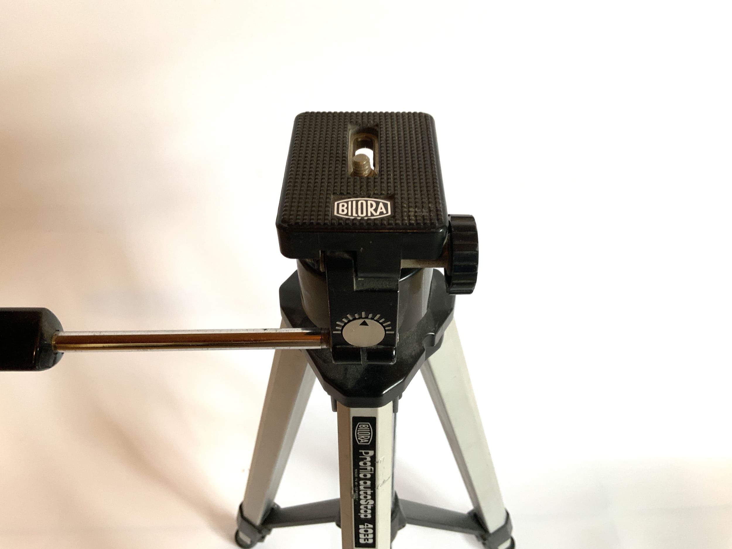 Bilora Profilo autoStop 4033 Stativ grau Tripod Dreibein Fotostativ Kamerastativ