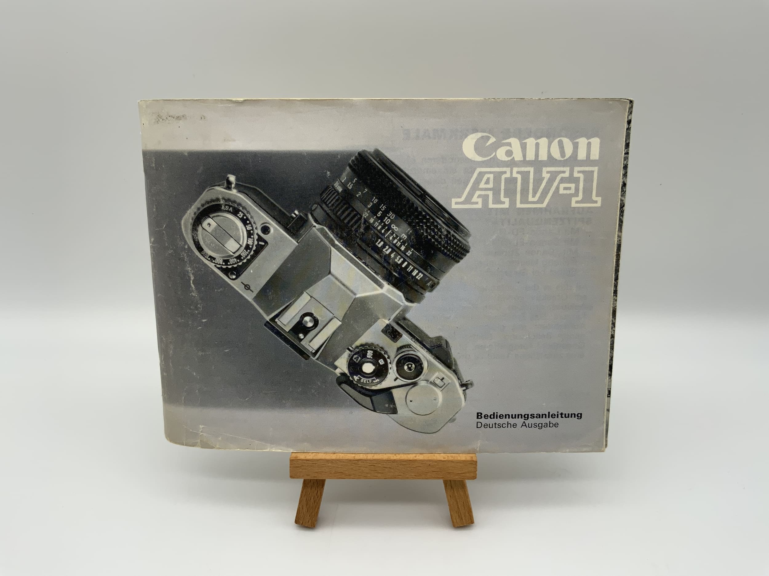 Canon AV-1 Bedienungsanleitung Deutsch Gebrauchsanweisung Manual