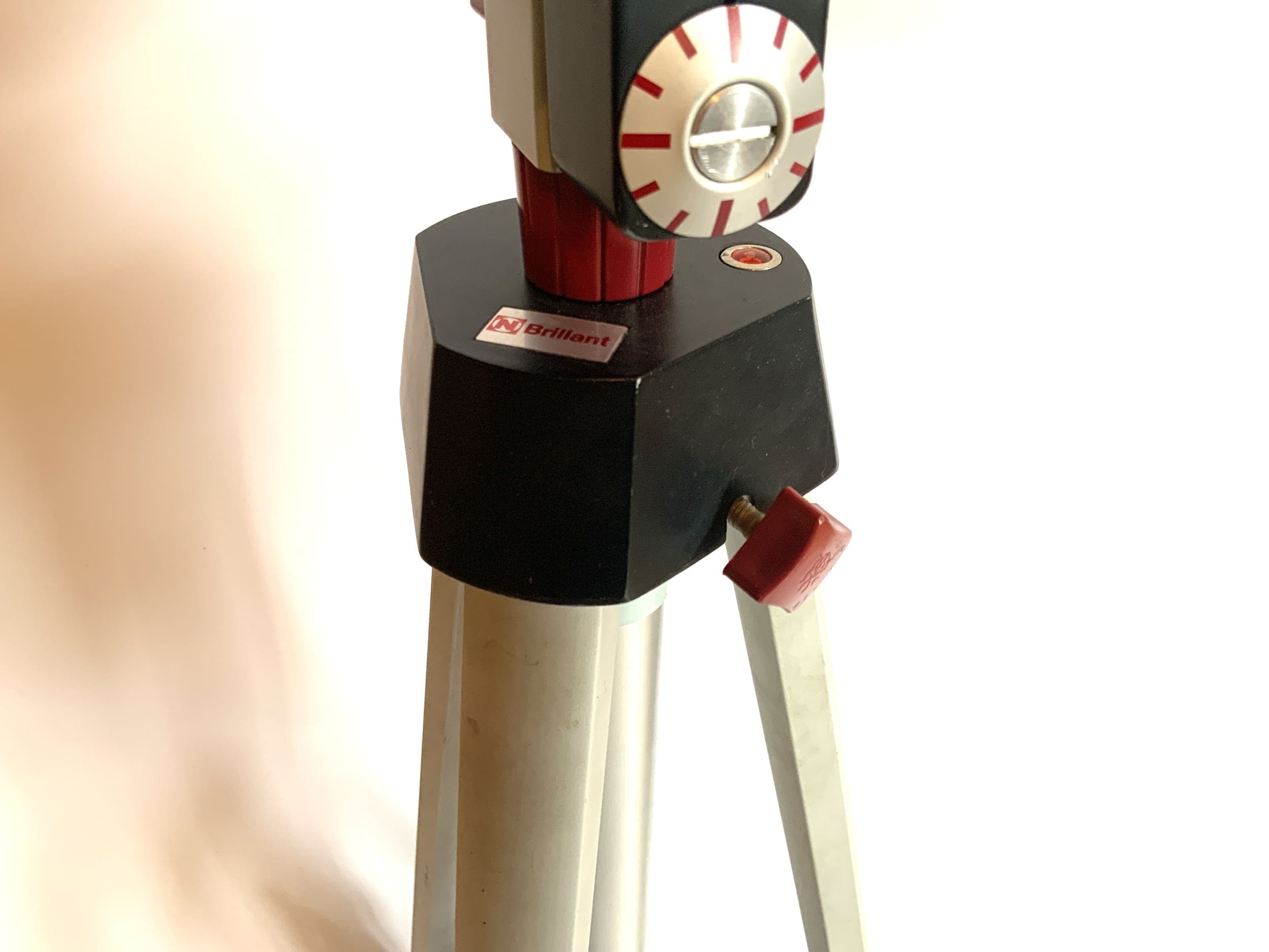 Brillant Stativ grau Tripod Dreibein Fotostativ Kamerastativ