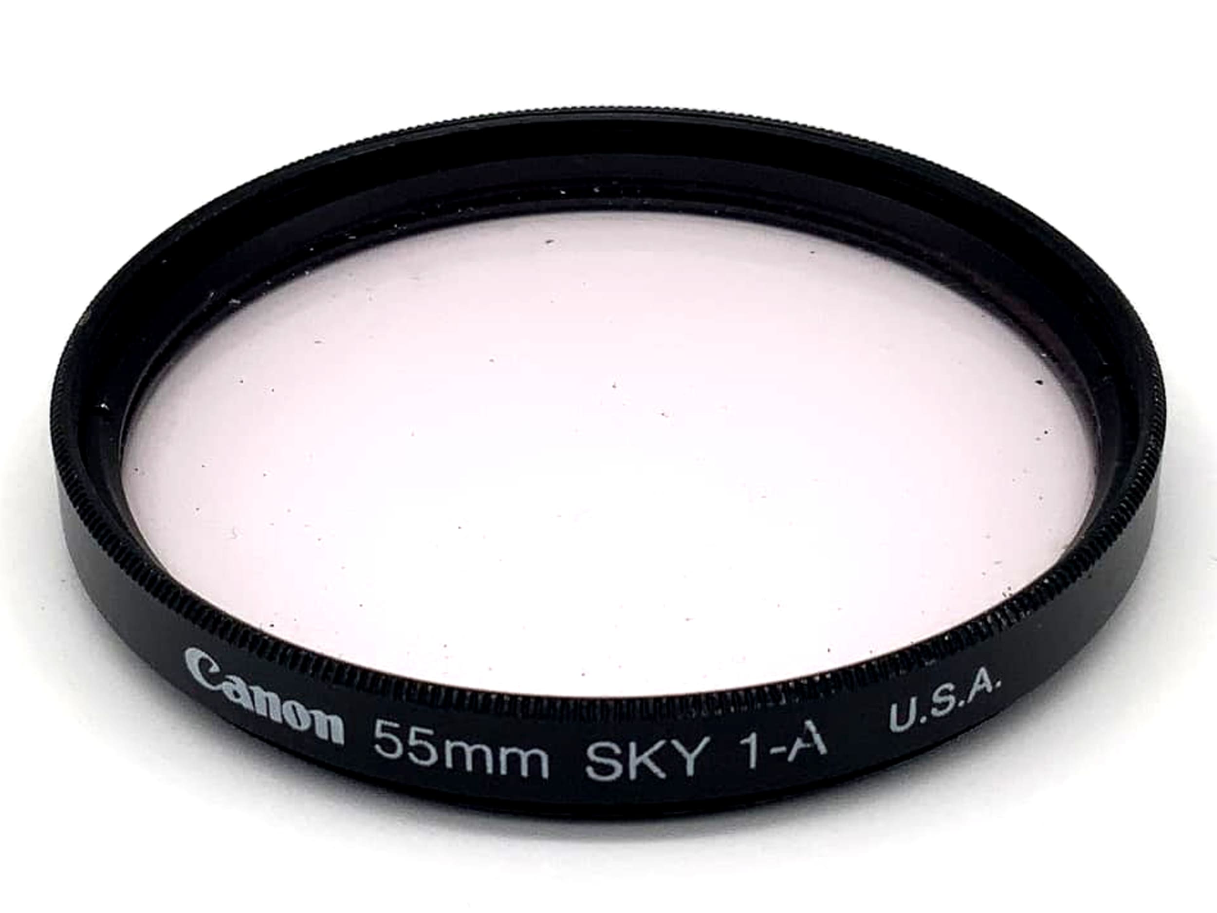 Canon Skylight 55mm Filter Sky 1-A U.S.A. Kreisförmig Filtergewinde