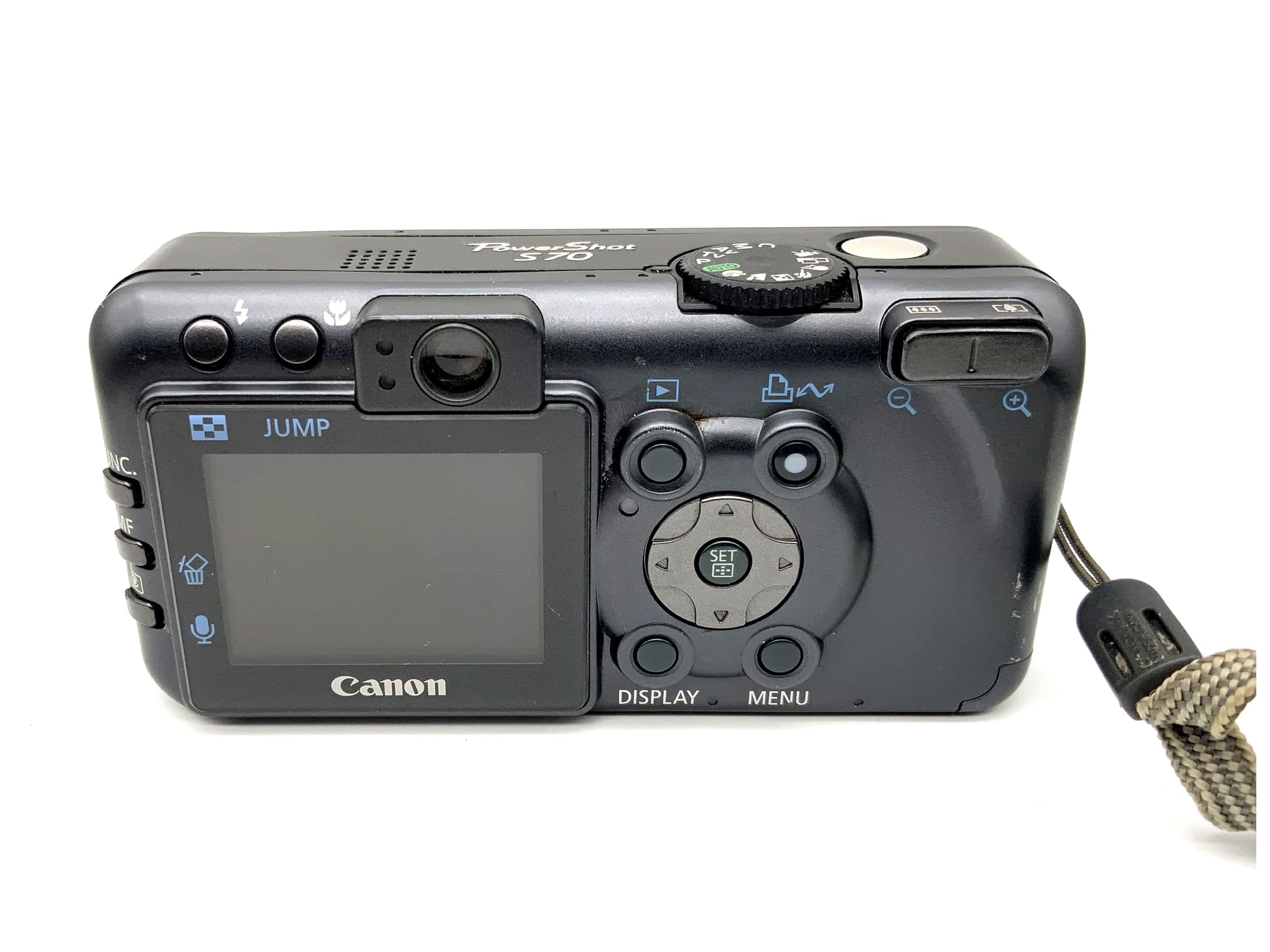 Canon PowerShot S70 mit Zoom Lens 3.6x 5.8-20.7mm 1:2.8-5.3 7.1 MP Ai AF
