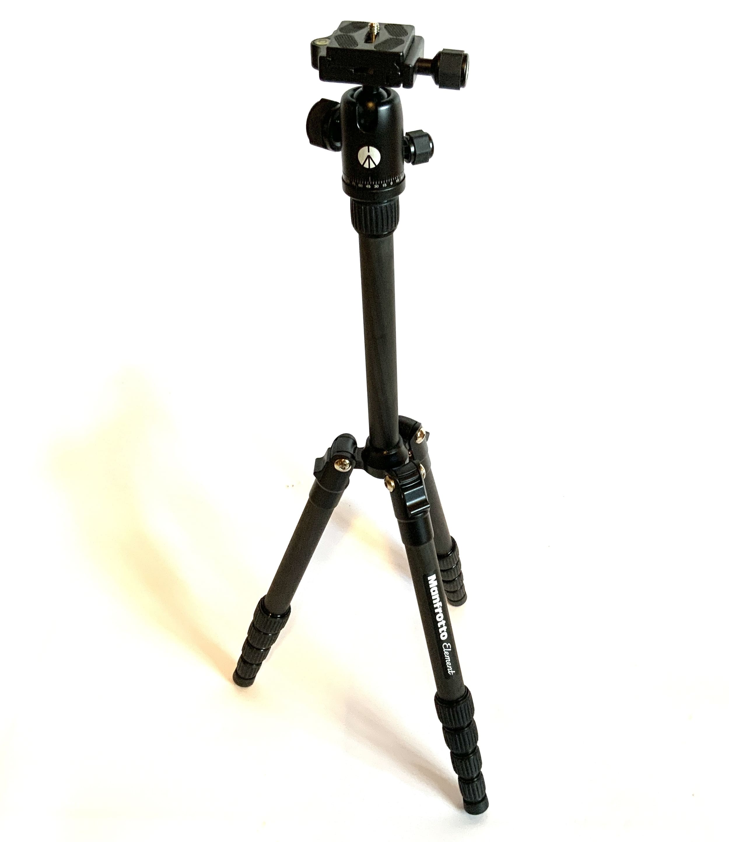 Manfrotto Element Stativ schwarz Tripod Dreibein Fotostativ Kamerastativ