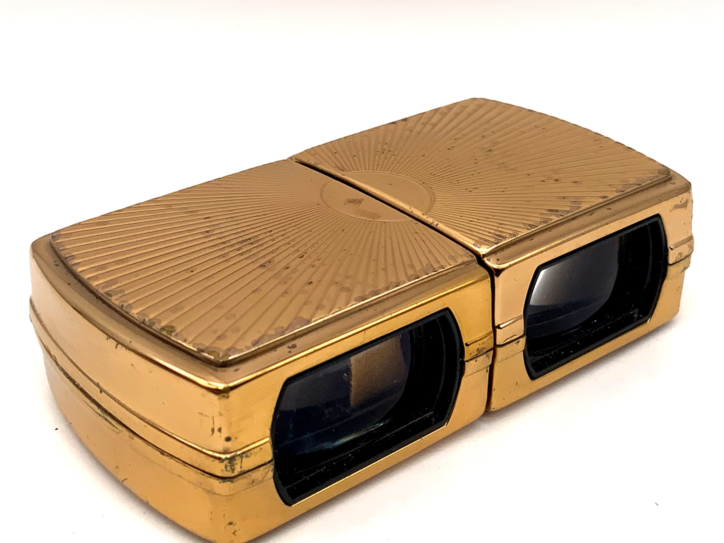 Hensoldz Wetzlar Opernglas 2x Fernglas vergoldet Binocular Prismenglas