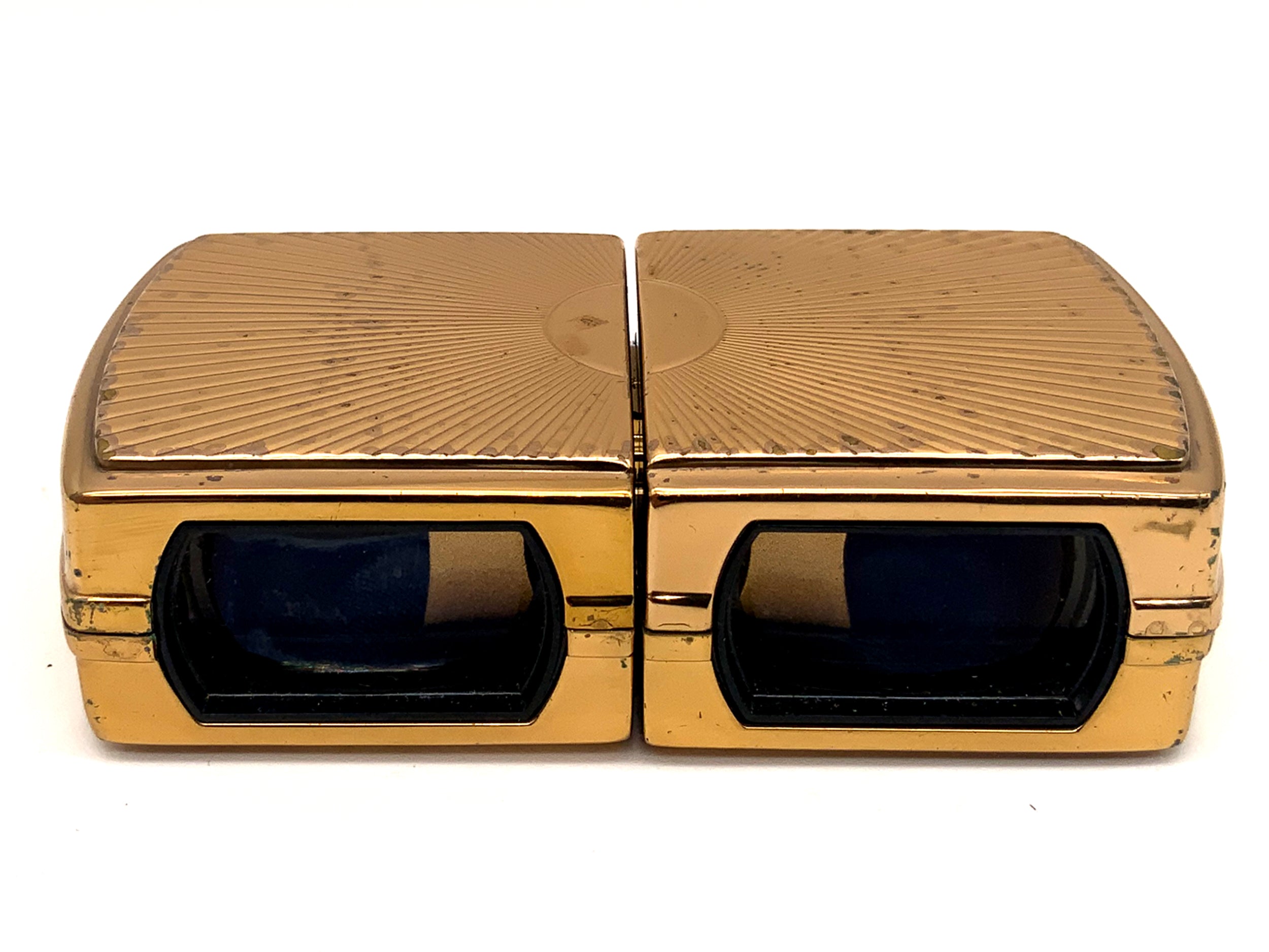 Hensoldz Wetzlar Opernglas 2x Fernglas vergoldet Binocular Prismenglas