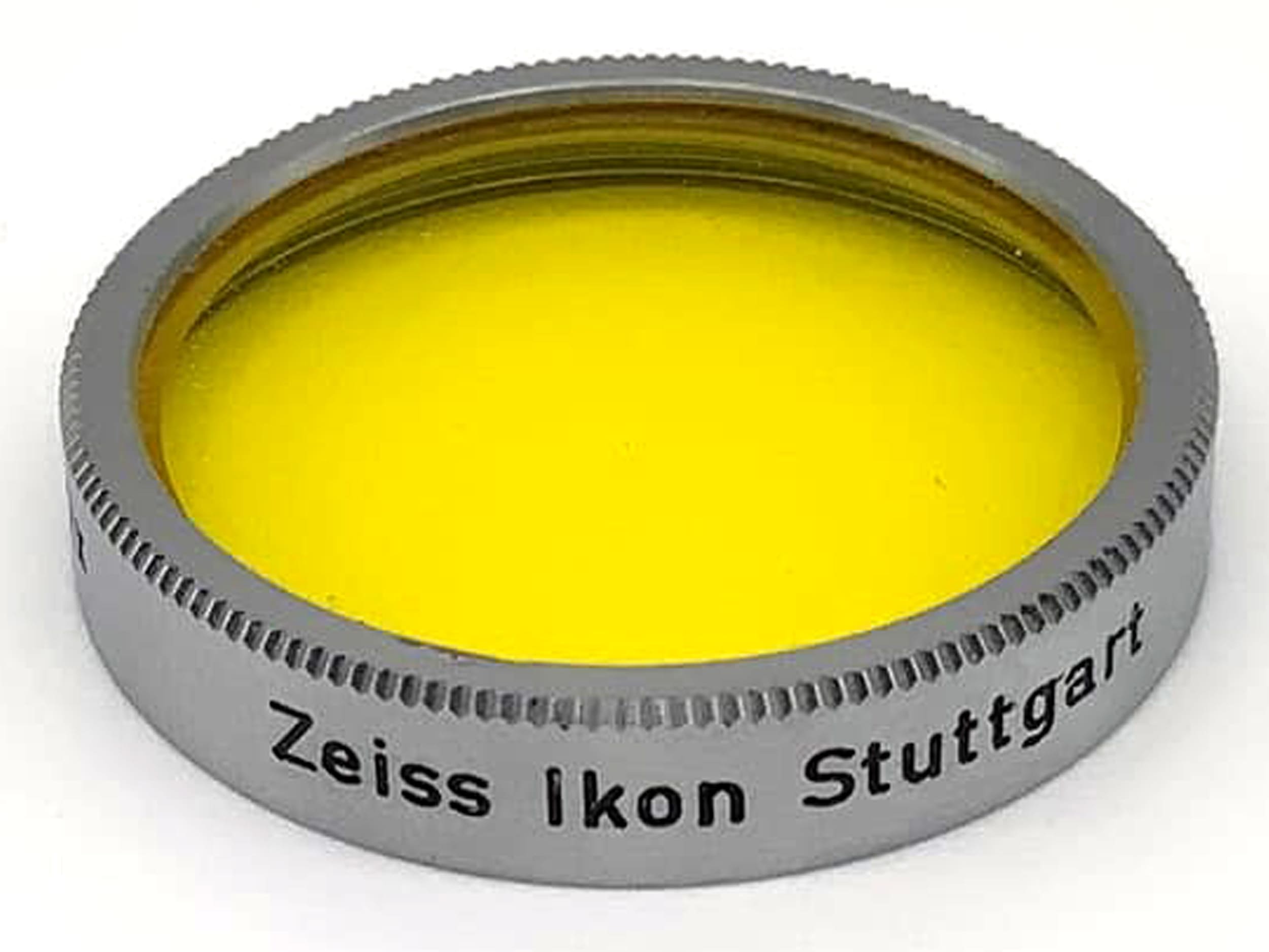 Zeiss Ikon Farbfilter 27mm Filter Gelb 382 S27 G 2x Innengewinde Kreisförmig