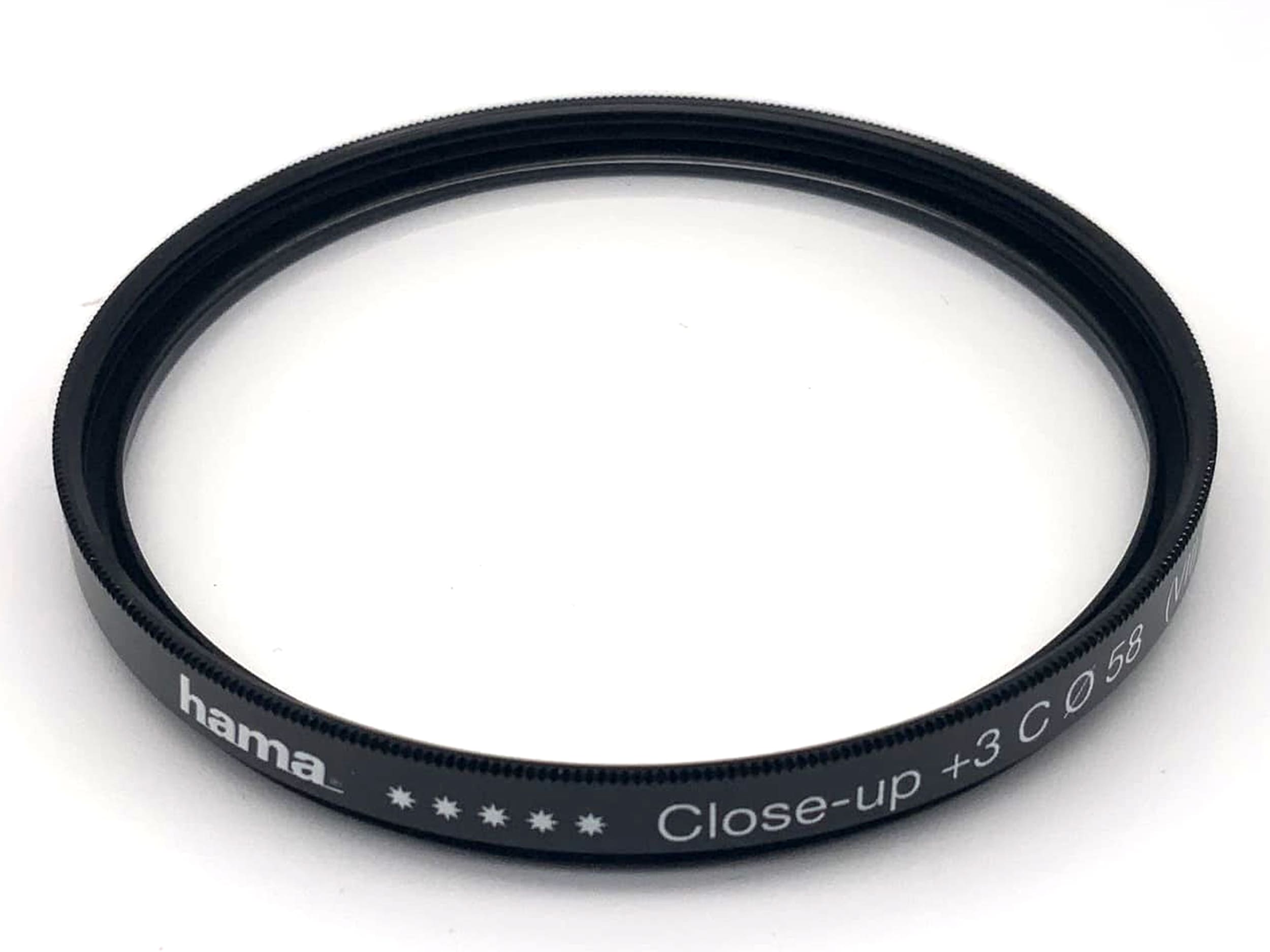 Hama Macro Linse 58mm Filter Close-Up lens +3 C (VII) Kreisförmig Nahlinse