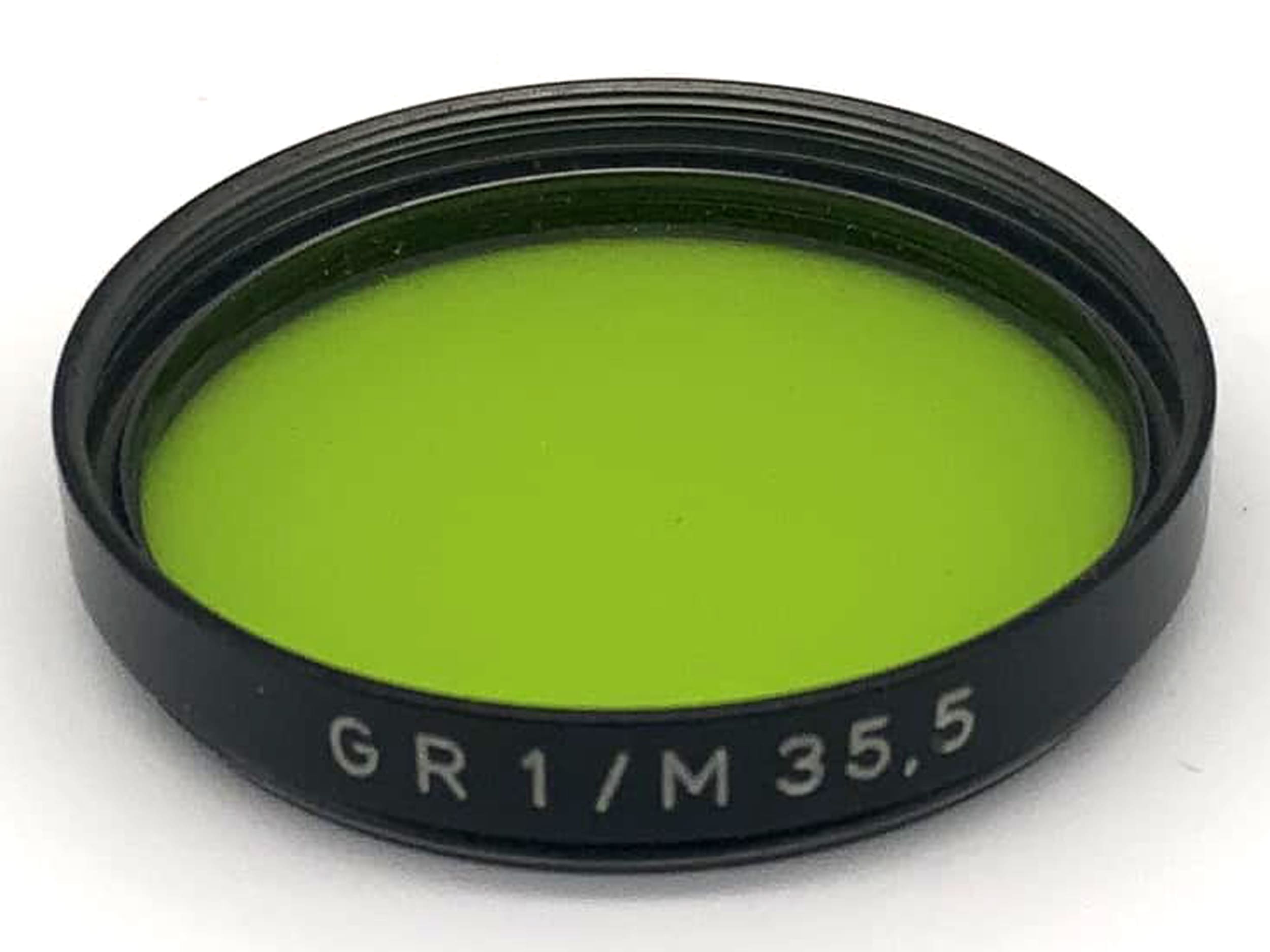 Carl Zeiss Jena Farbfilter 35,5mm Filter Grün GR1/M35,5 für Werra Kreisförmig
