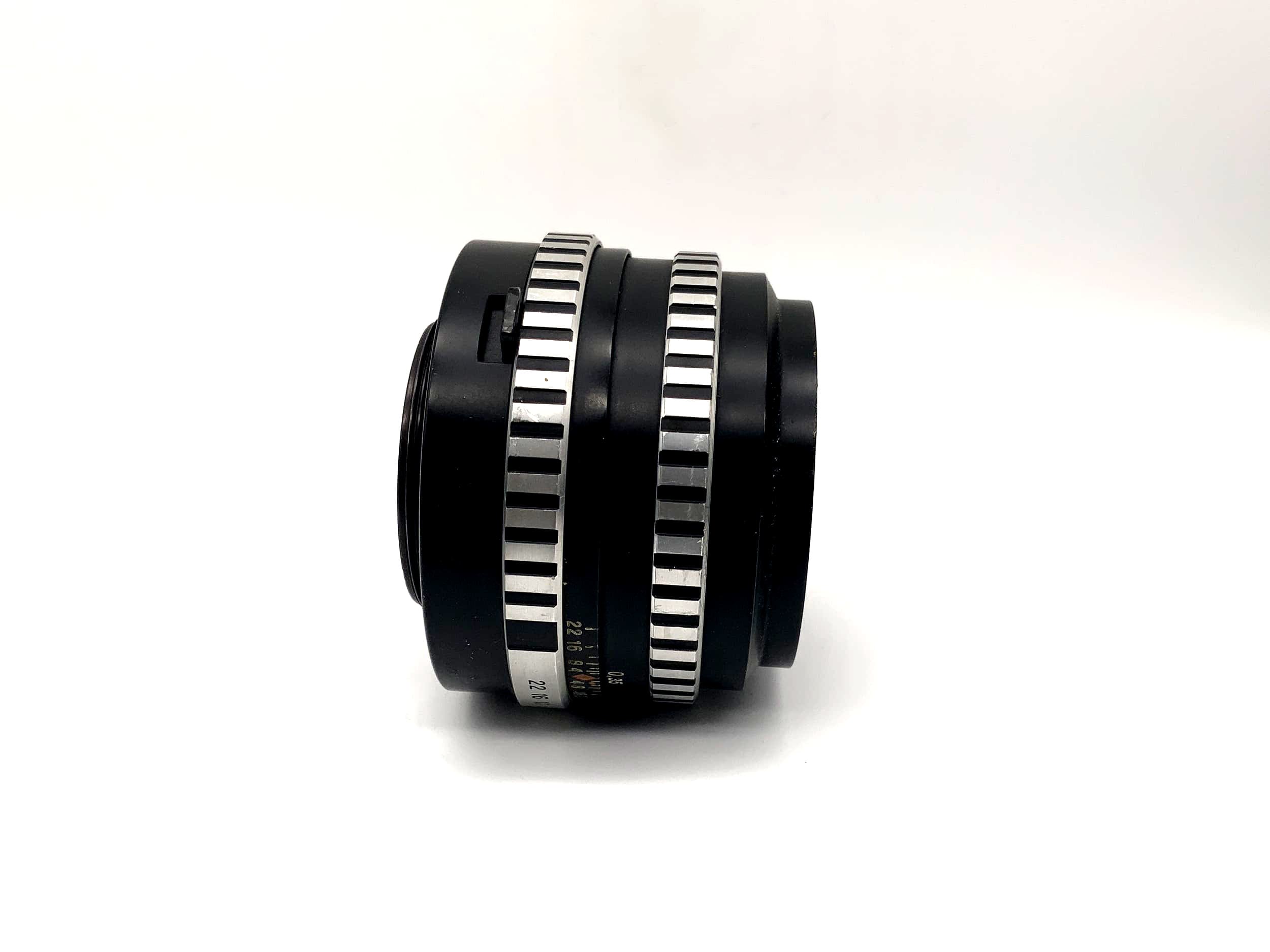 Carl Zeiss 50mm 1:2.8 Objektiv Tessar aus Jena Zebra Kamera Camera Lens (M42)