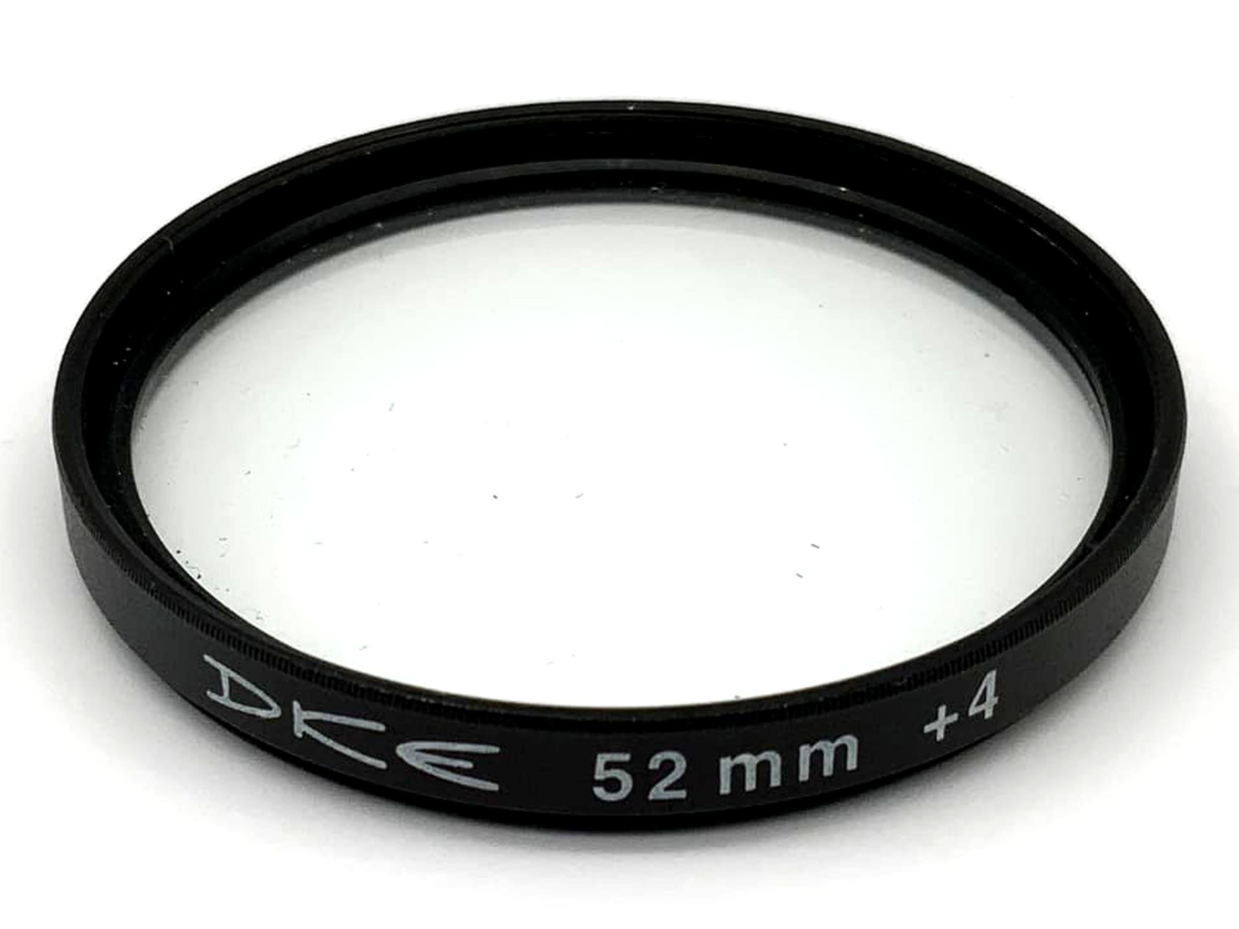 DKE Macro Linse 52mm Filter Close-Up lens +4 Nahlinse Filtergewinde