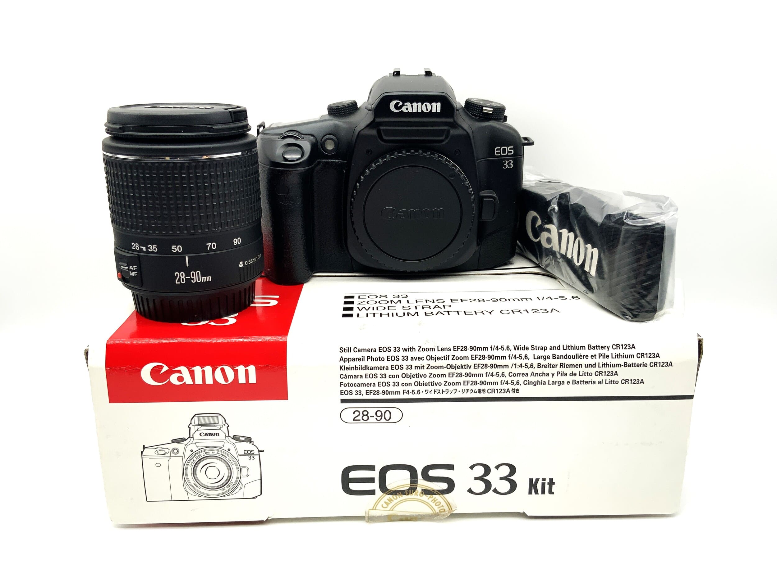 Canon EOS33 SLR EOS 33 Kit mit Objektiv in OVP 35mm SLR analog Body (Canon EF)