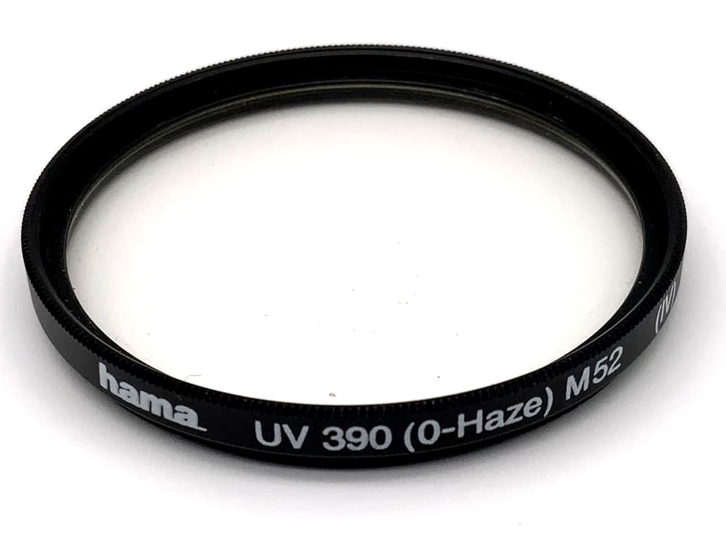 Hama UV-Filter 52mm Filter UV 390 (0-Haze) M52 (IV) Filtergewinde