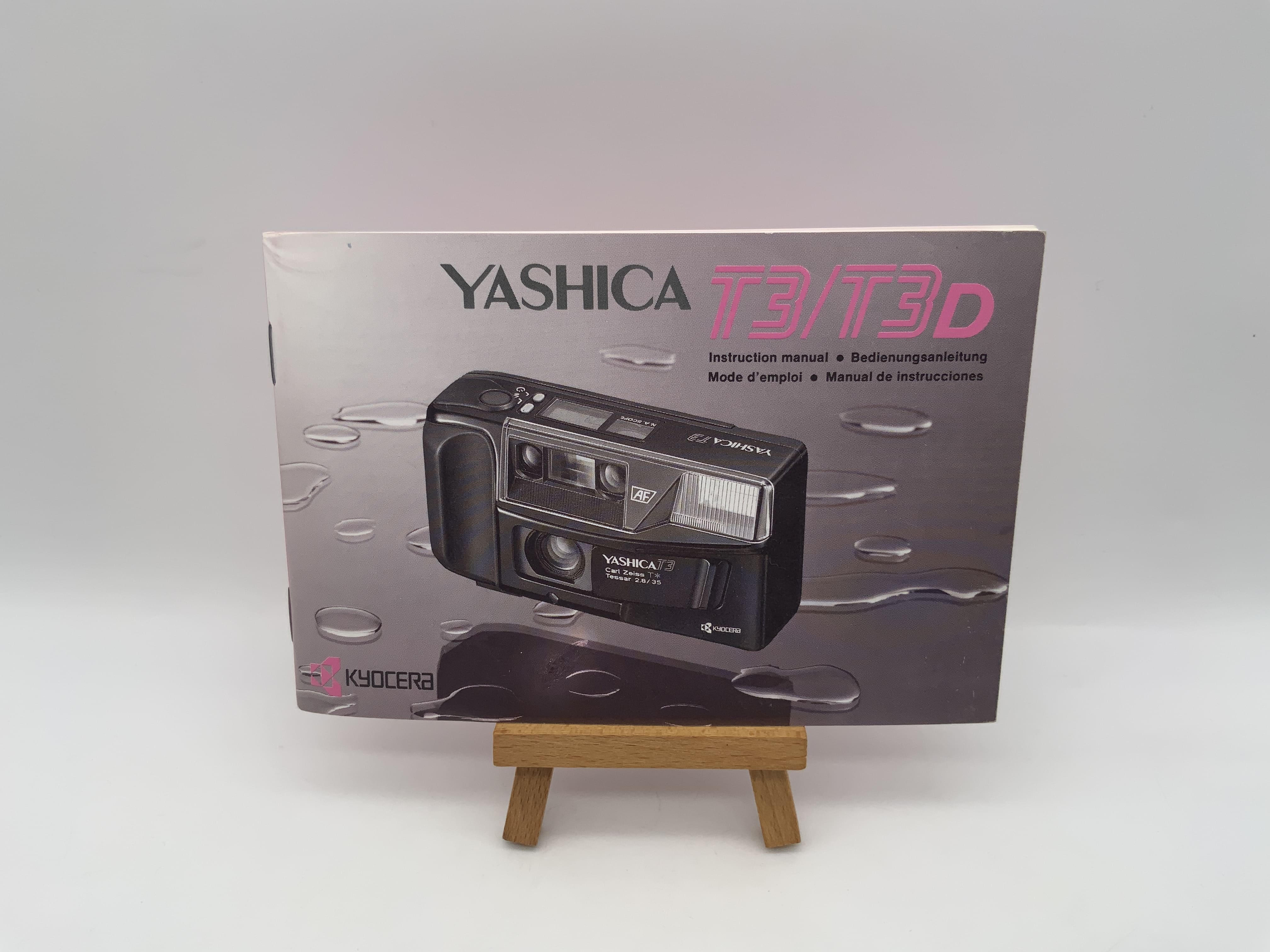Yashica T3 / T3D Gebrauchsanweisung Bedienungsanleitung Deutsch