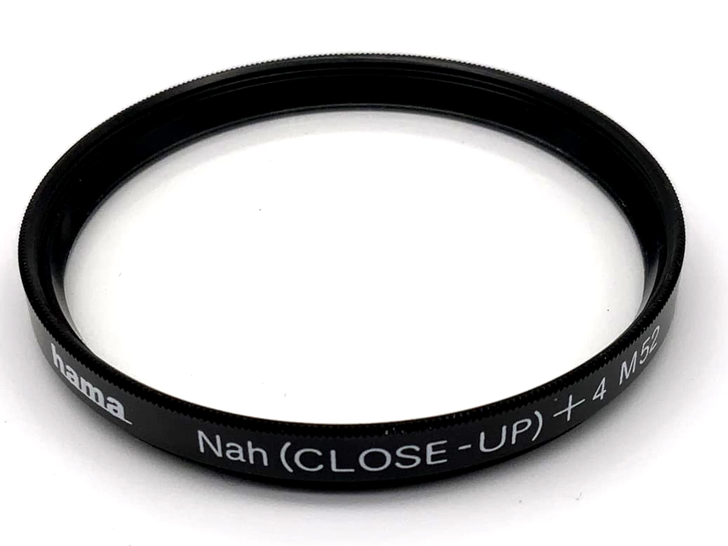 Hama Macro Linse 52mm Filter Close-Up lens +4 M52 (IV) Nahlinse Filtergewinde