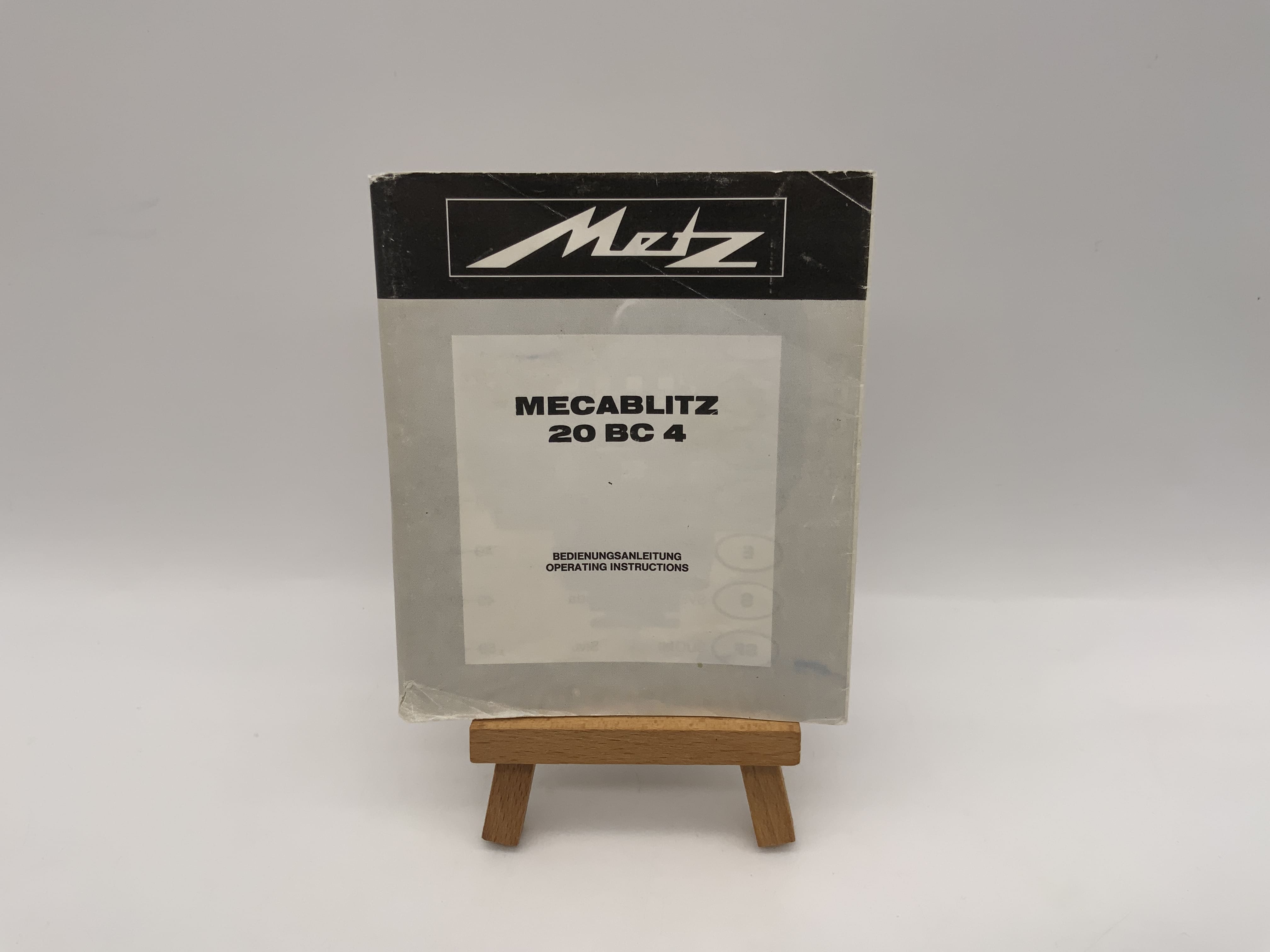 Metz Mecablitz 20 BC 4 Gebrauchsanweisung Bedienungsanleitung Deutsch