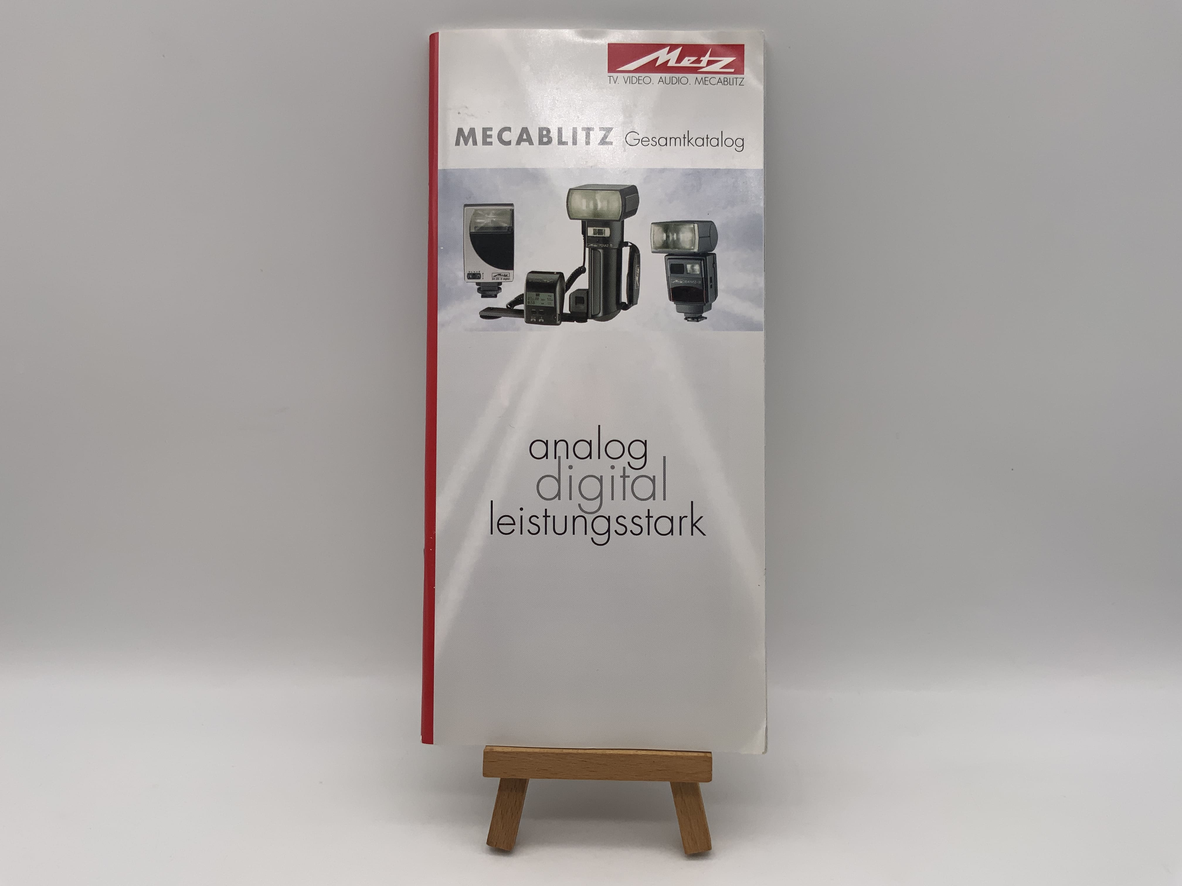Metz Mecablitz Gesamtkatalog analog digital leistungsstark Katalog Deutsch