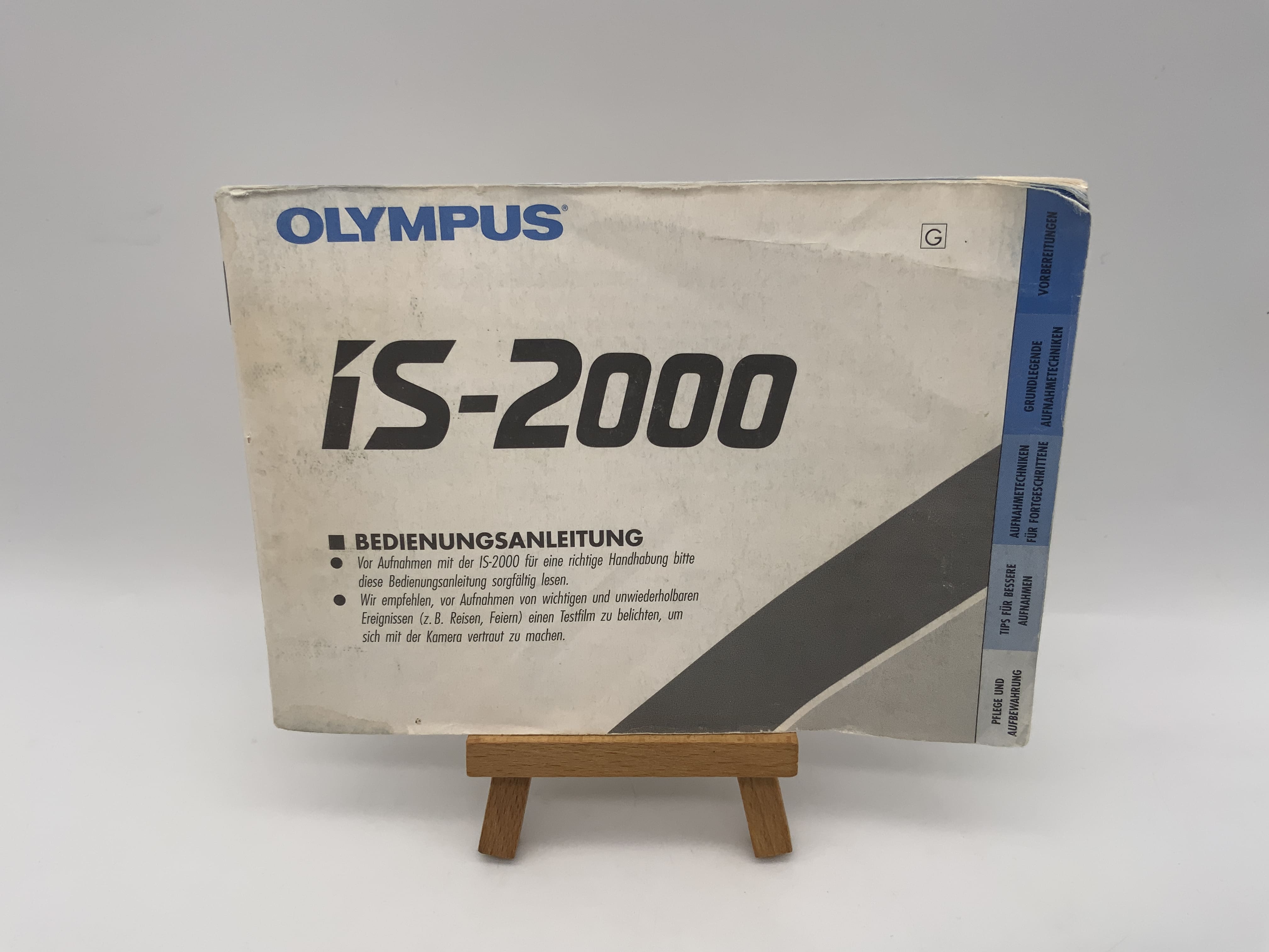 Olympus IS-2000 Gebrauchsanweisung Bedienungsanleitung Deutsch