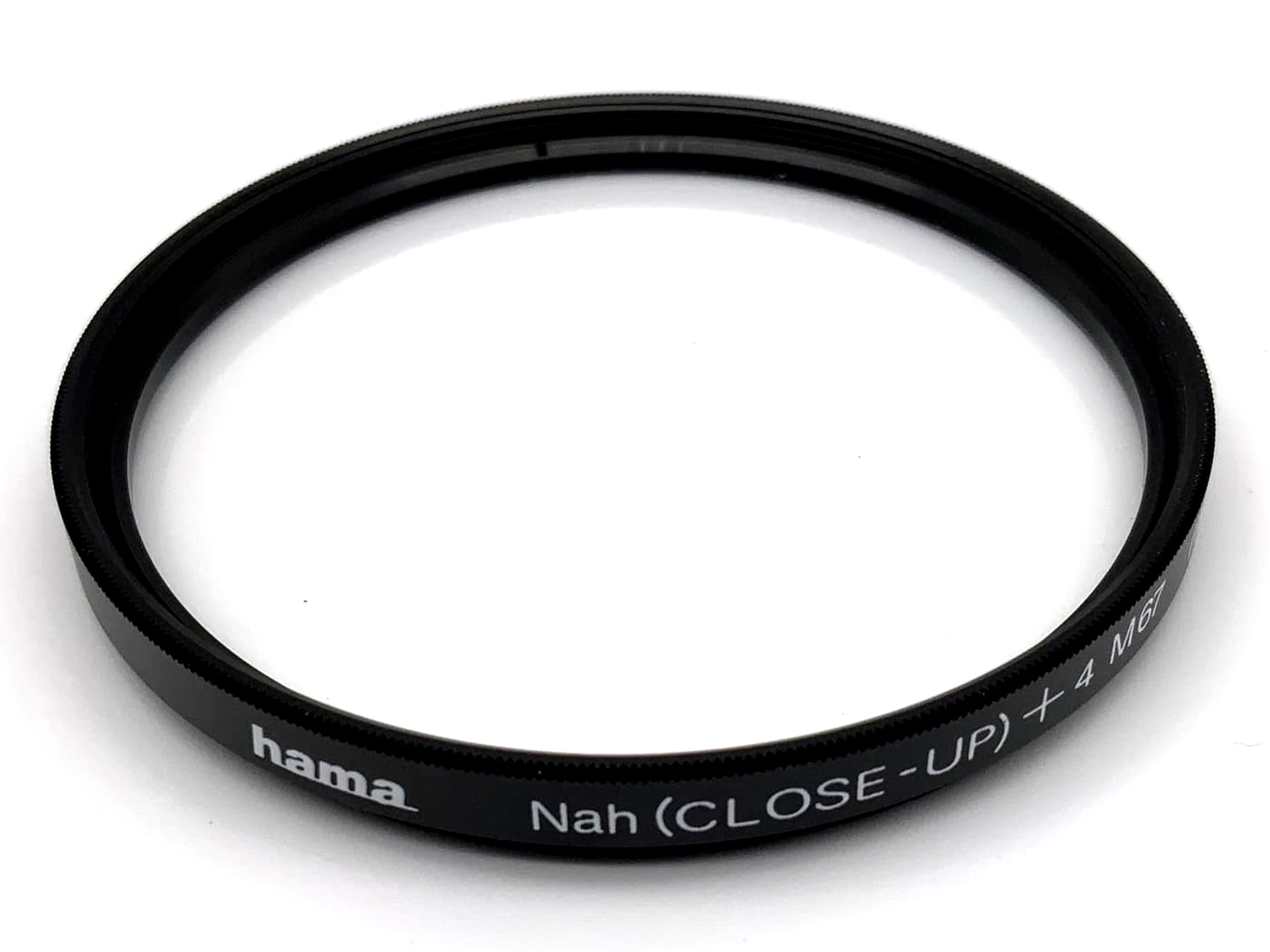 Hama Macro Linse 67mm Filter Close-Up lens +4 M67 (IV) Nahlinse Filtergewinde