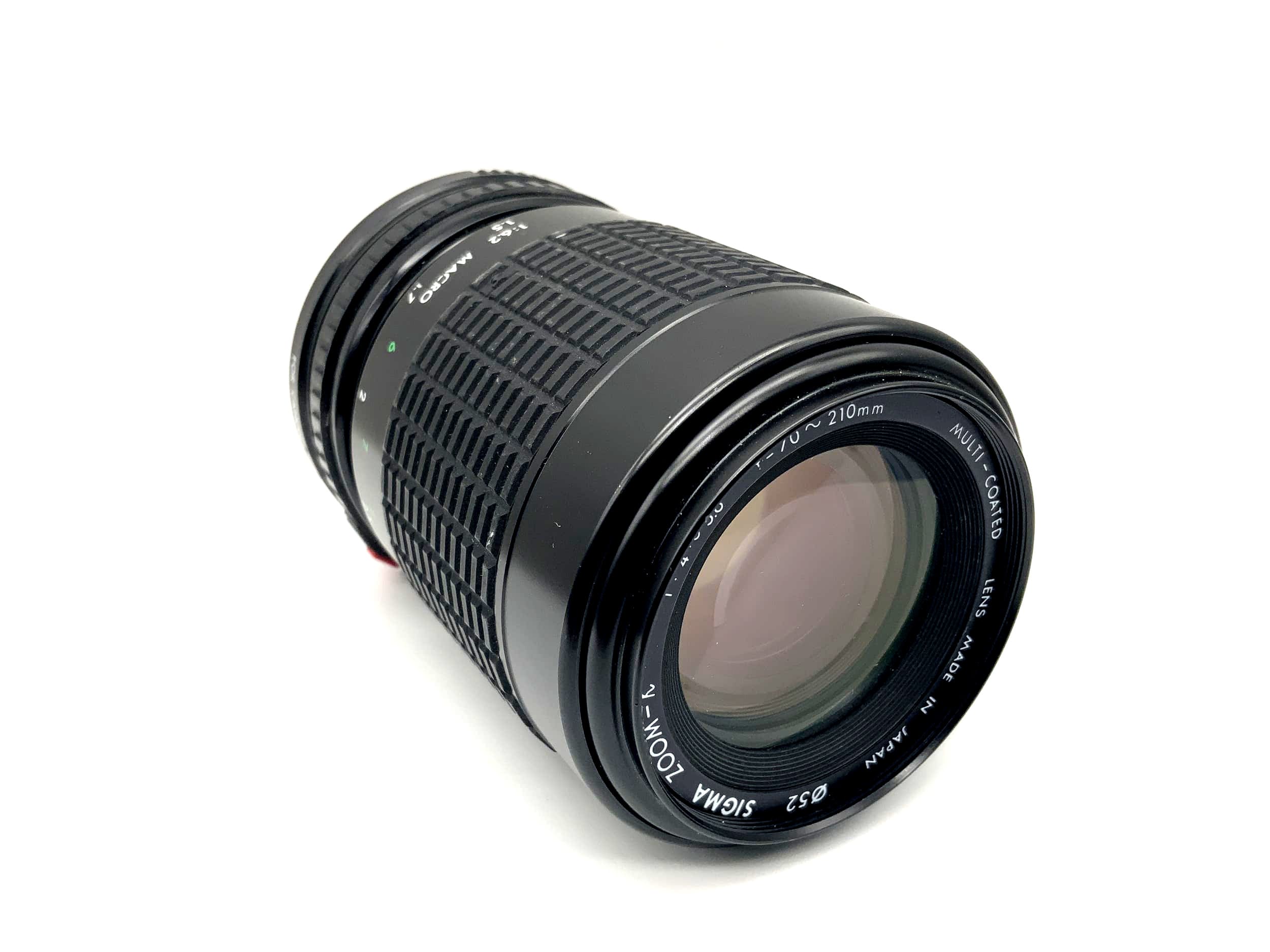 Sigma 70-210mm 1:4-5.6 Objektiv Zoom-K Multi-Coated Macro Linse (Canon FD)