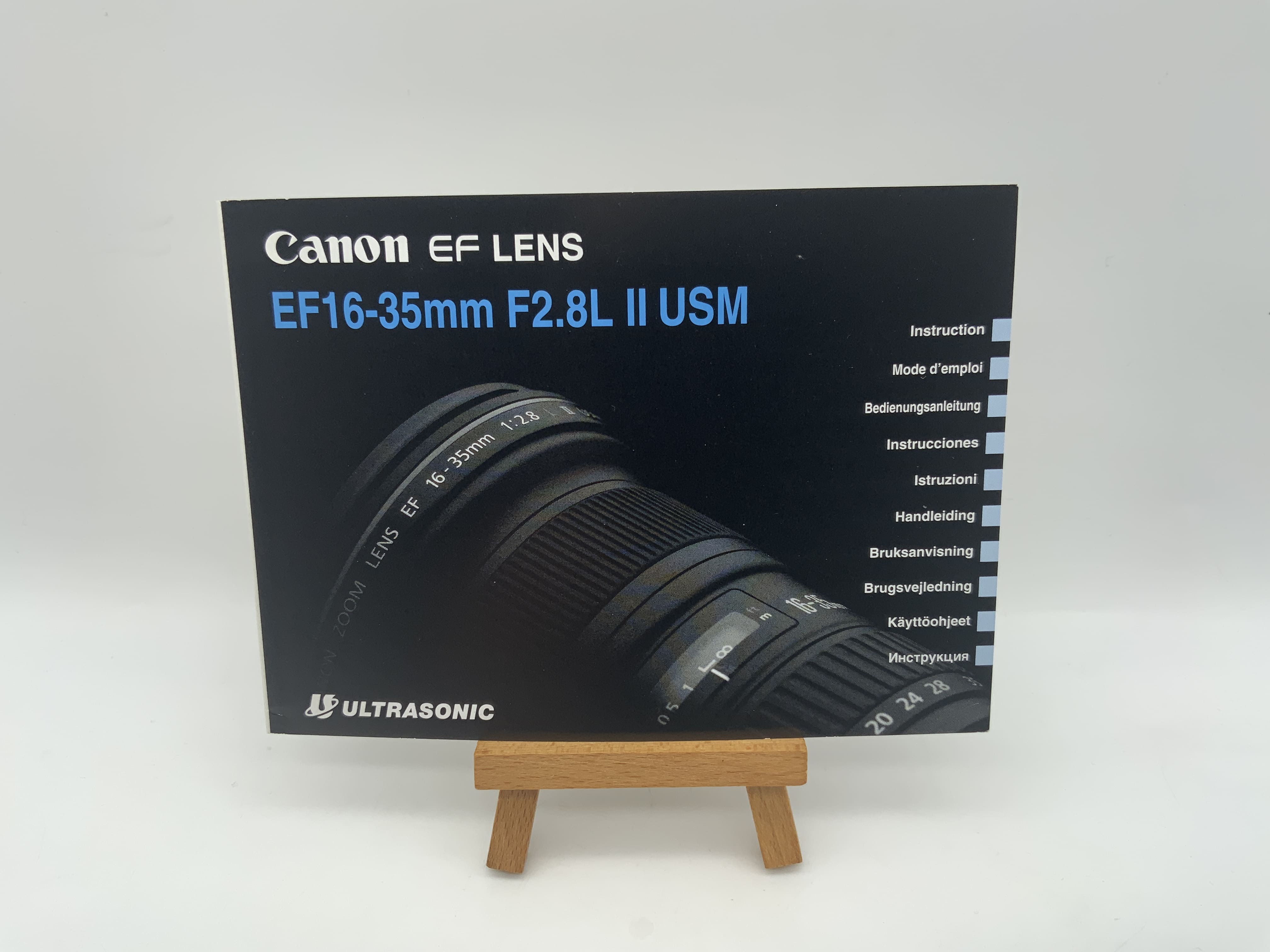 Canon EF Lens 16-35mm F2.8L II USM Ultrasonic Bedienungsanleitung Deutsch