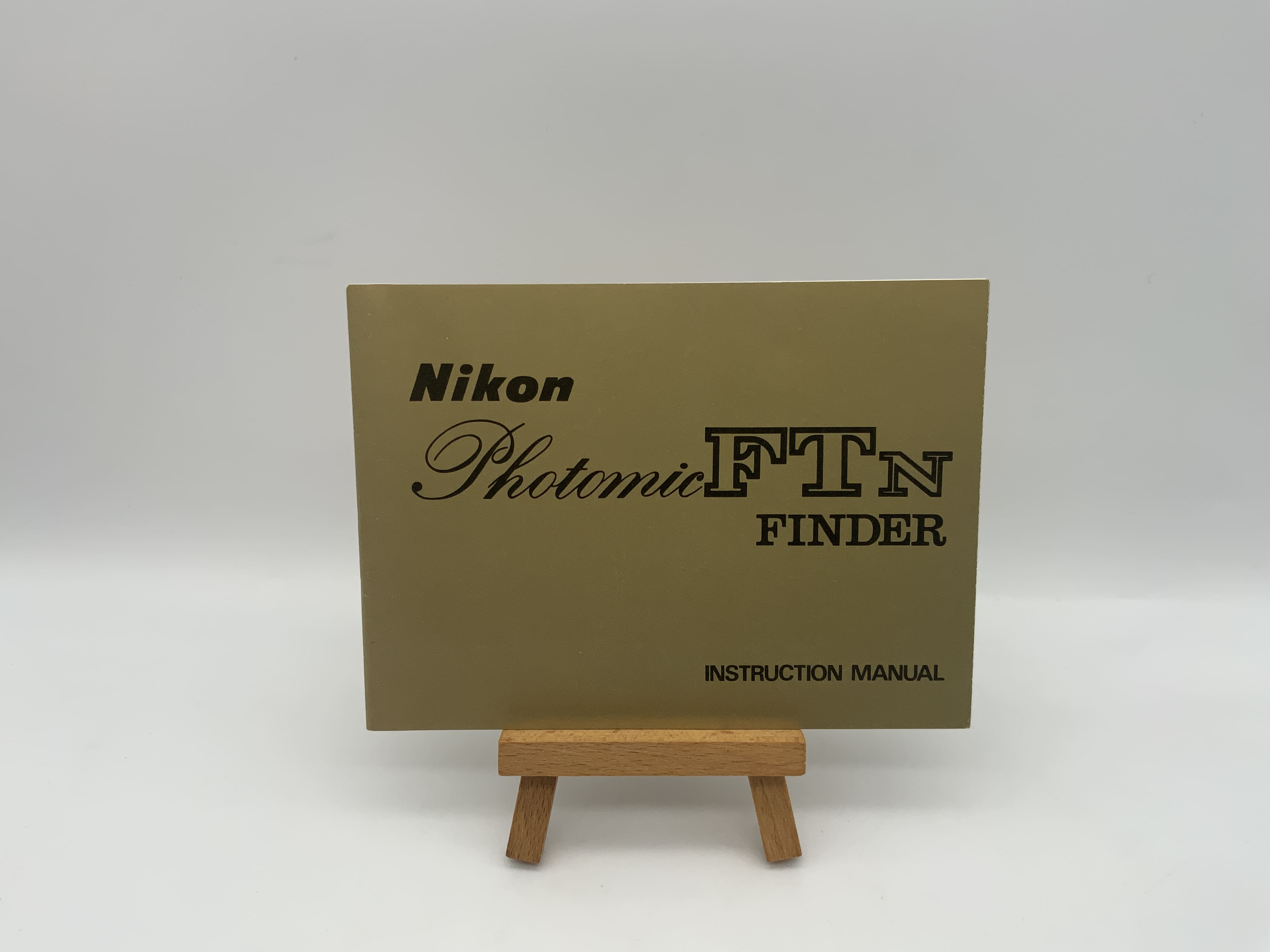 Nikon Photomic FTN Finder instruction manual Bedienungsanleitung Englisch