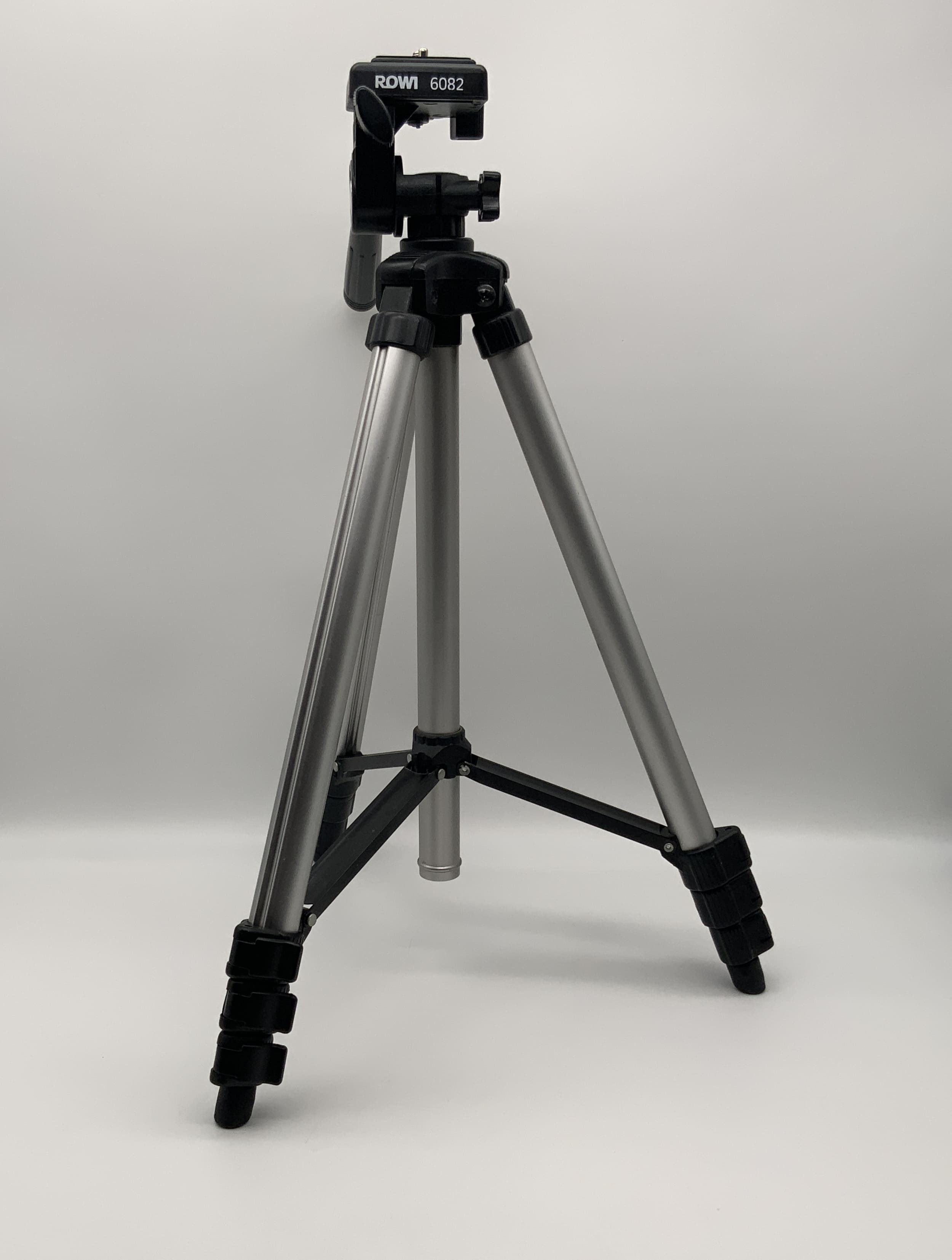 Rowi 6082 Tischstativ silber Tripod Dreibein Taschenstativ