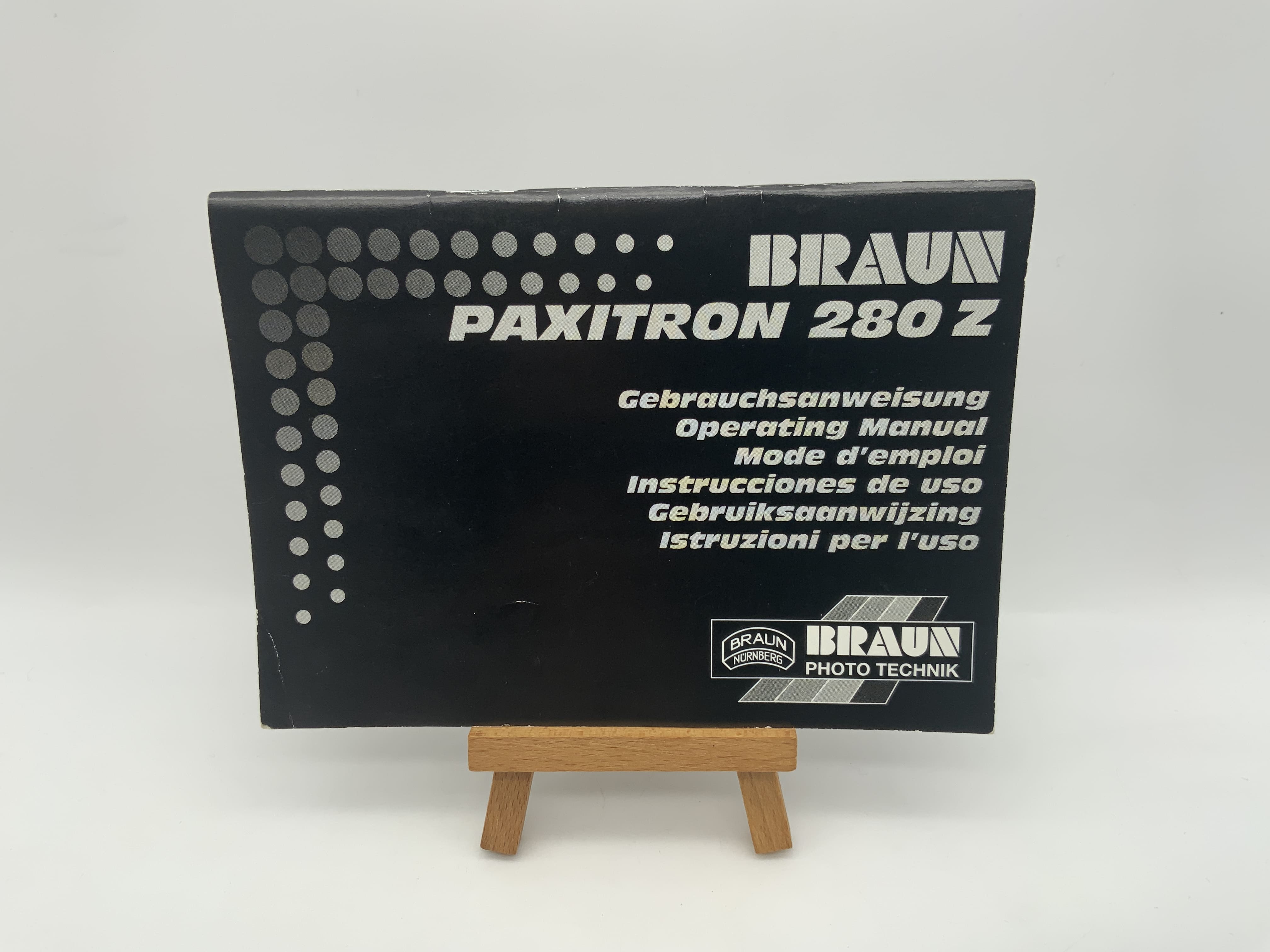 Braun Paxitron 280Z Gebrauchsanweisung Bedienungsanleitung Deutsch