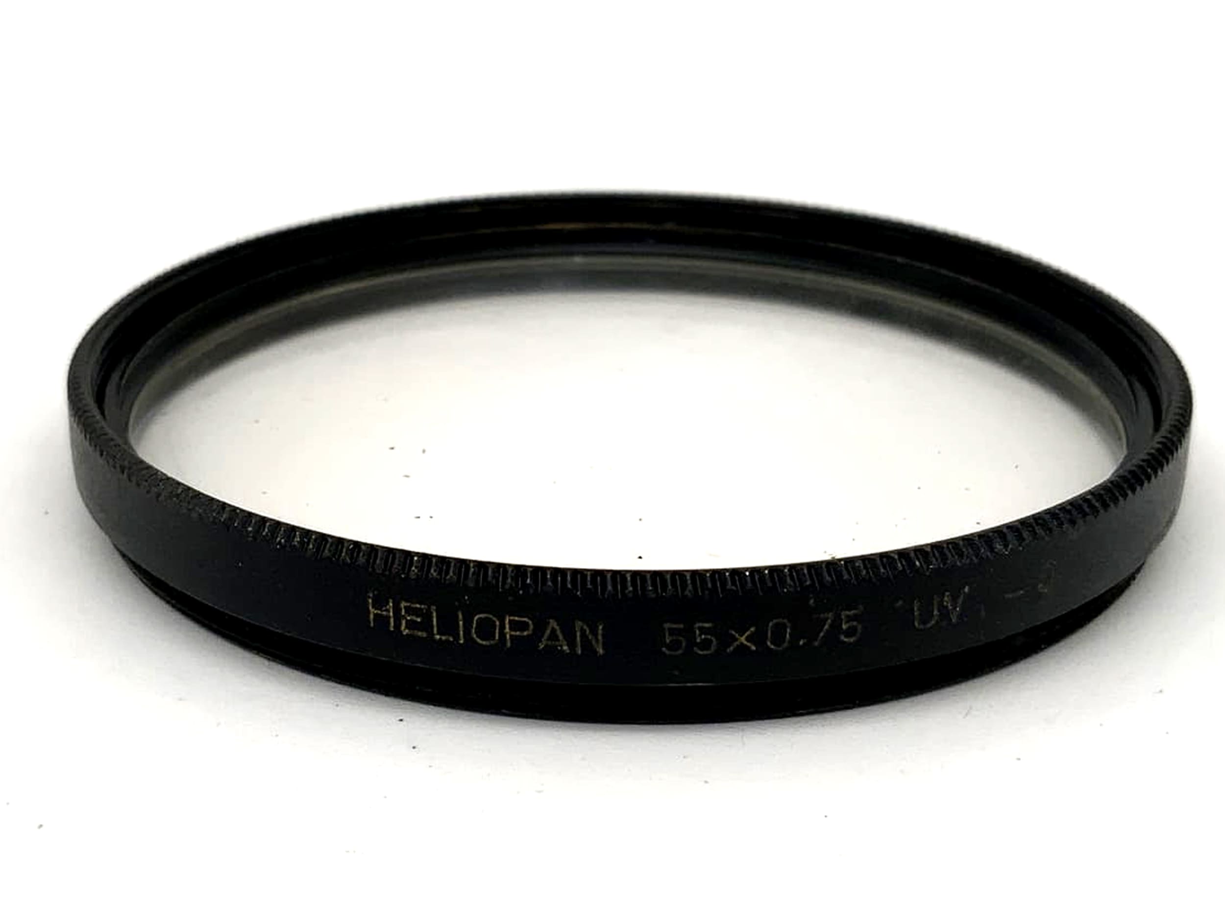 Heliopan UV-Filter 55x0,75 UV -0 Filter 55mm Kreisförmig Filtergewinde M55