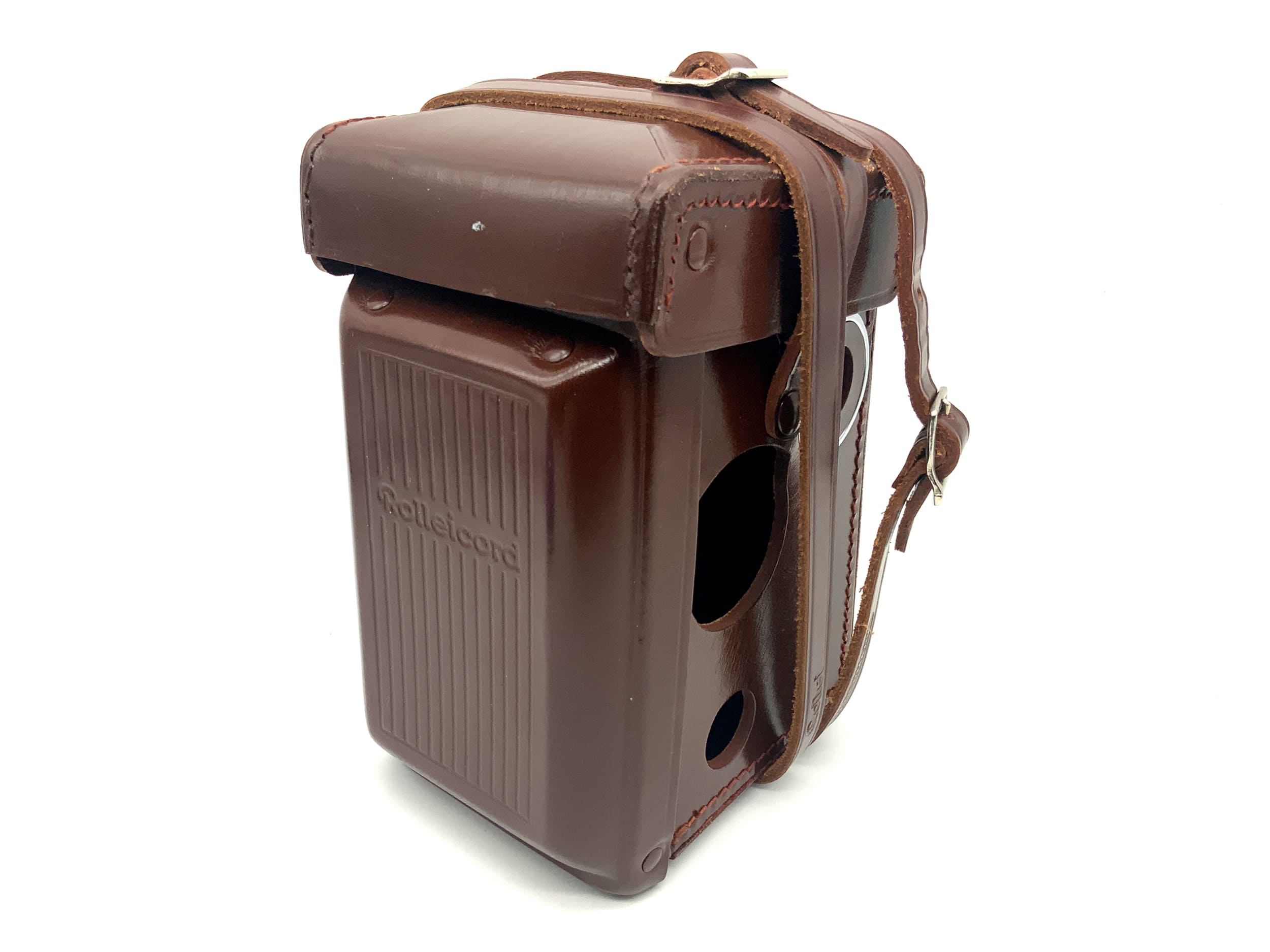 Rollei Rolleicord Vb Tasche braun Leder Kameratasche Fototasche Kameratasche