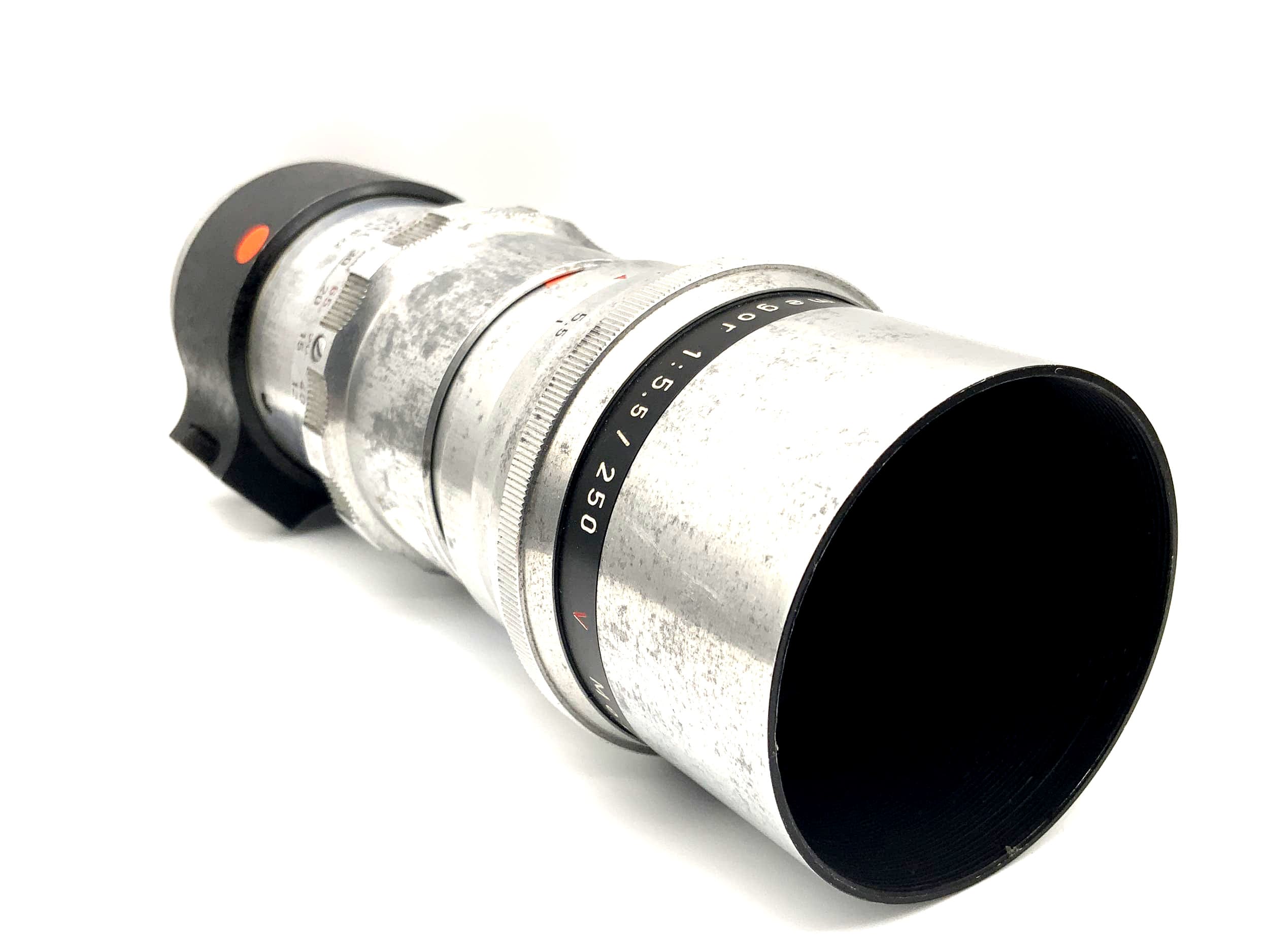 Meyer Optik Görlitz 250mm 1:5.5 Objektiv red V Telemegor Kamera Linse (Exa)