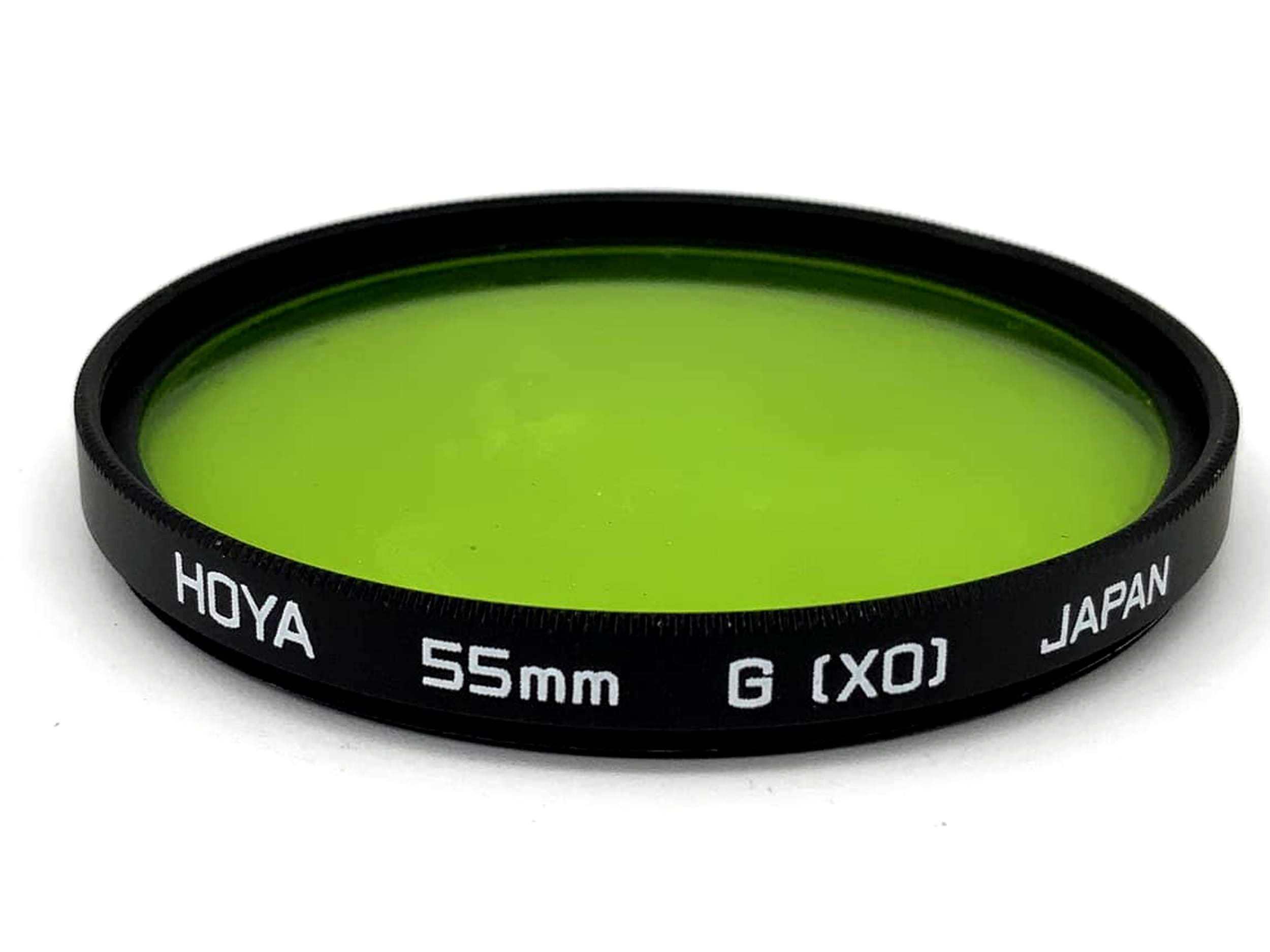 Hoya Farbfilter G (XO) Grün Green Filter 55mm Kreisförmig Filtergewinde M55