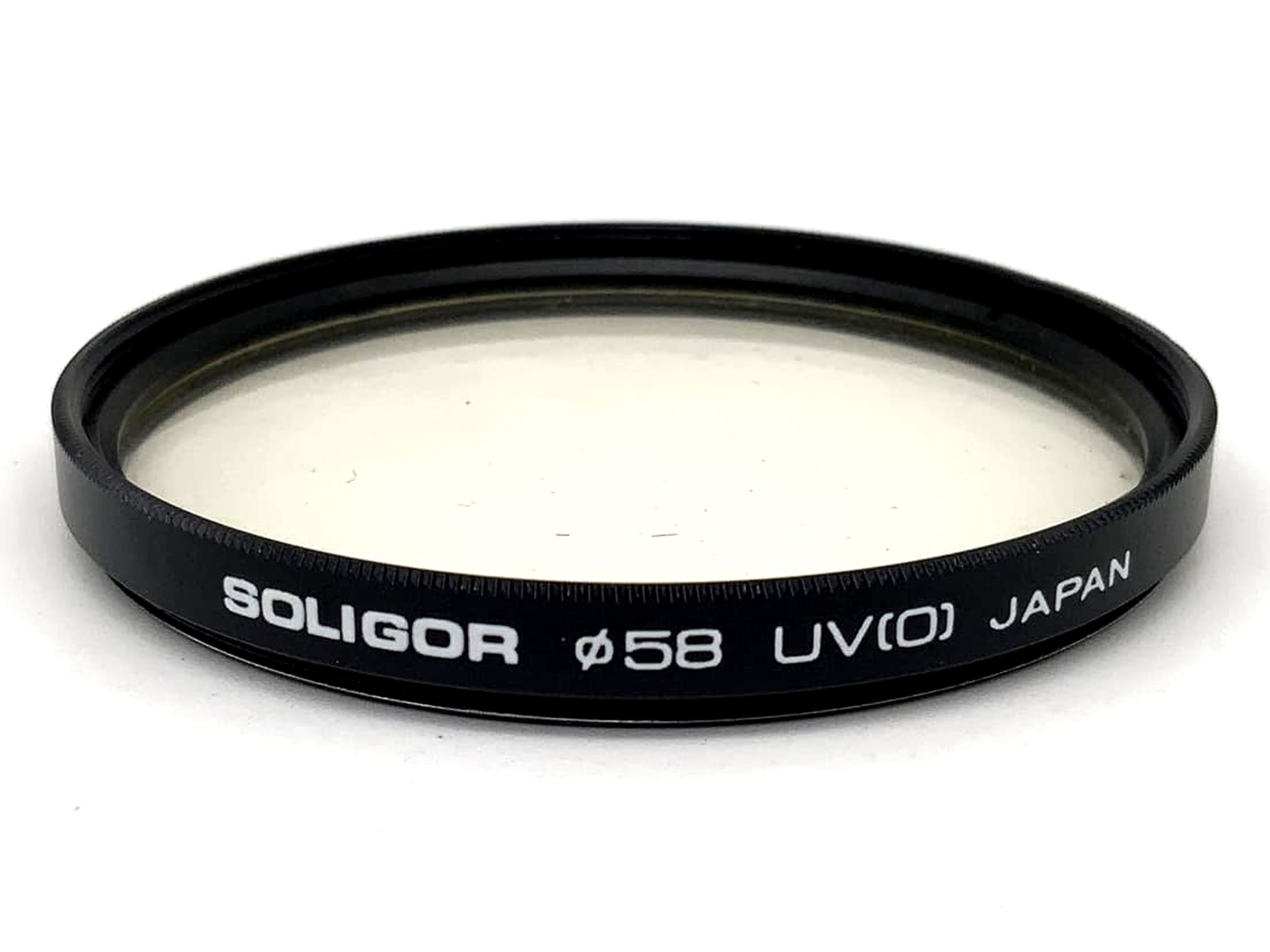 Soligor UV-Filter UV(0) Filter 58mm Kreisförmig Filtergewinde M58