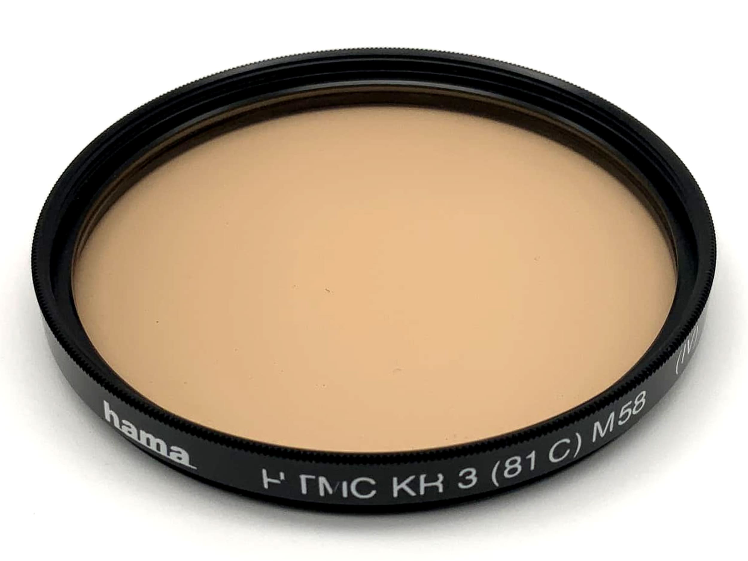 Hama Korrektur 58mm Filter HTMC KR 3 (81 C) (IV) Kreisförmig Filtergewinde