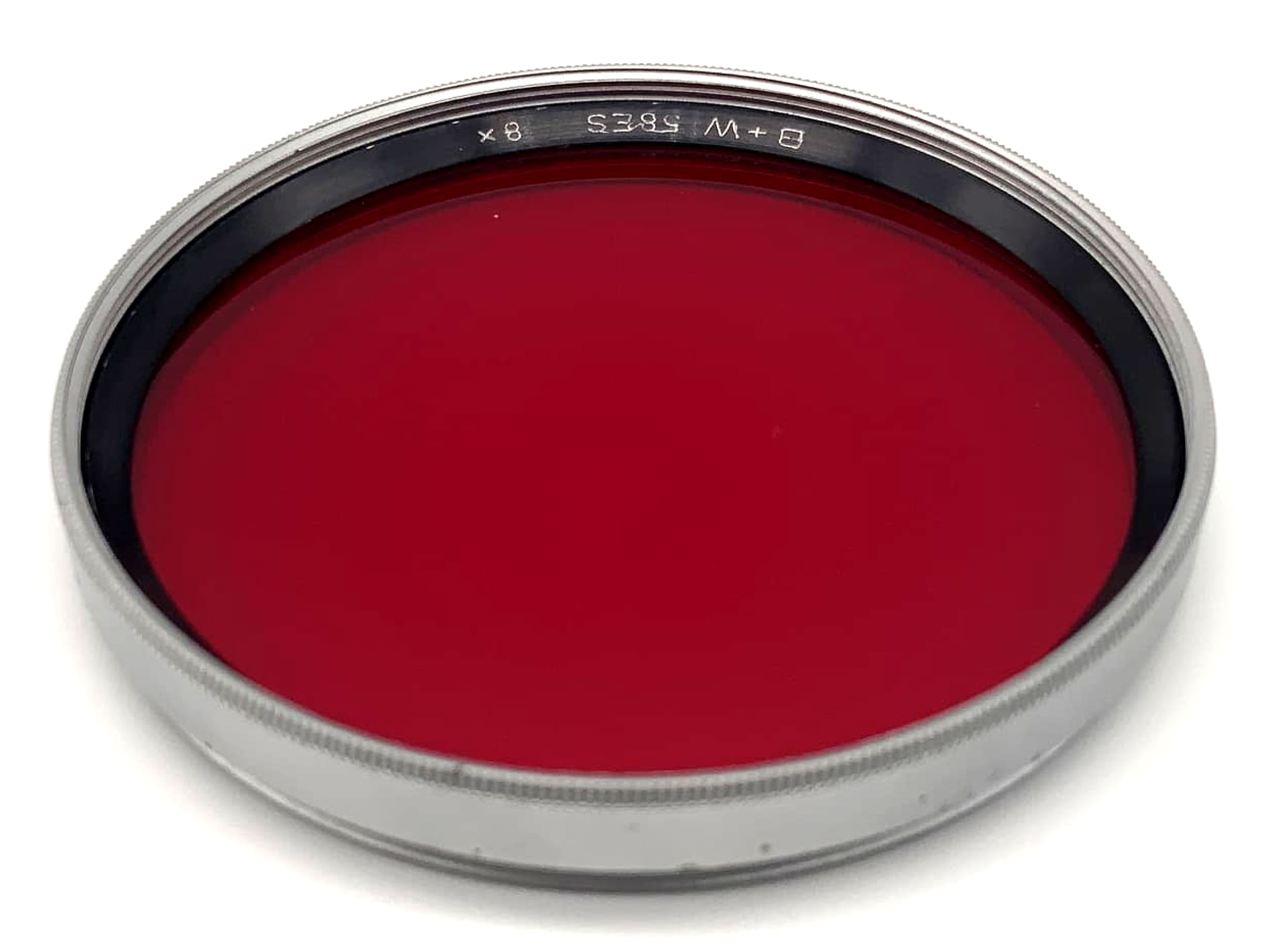 B+W Farbfilter 58mm Filter Rot 58ES 8x Kreisförmig Filtergewinde