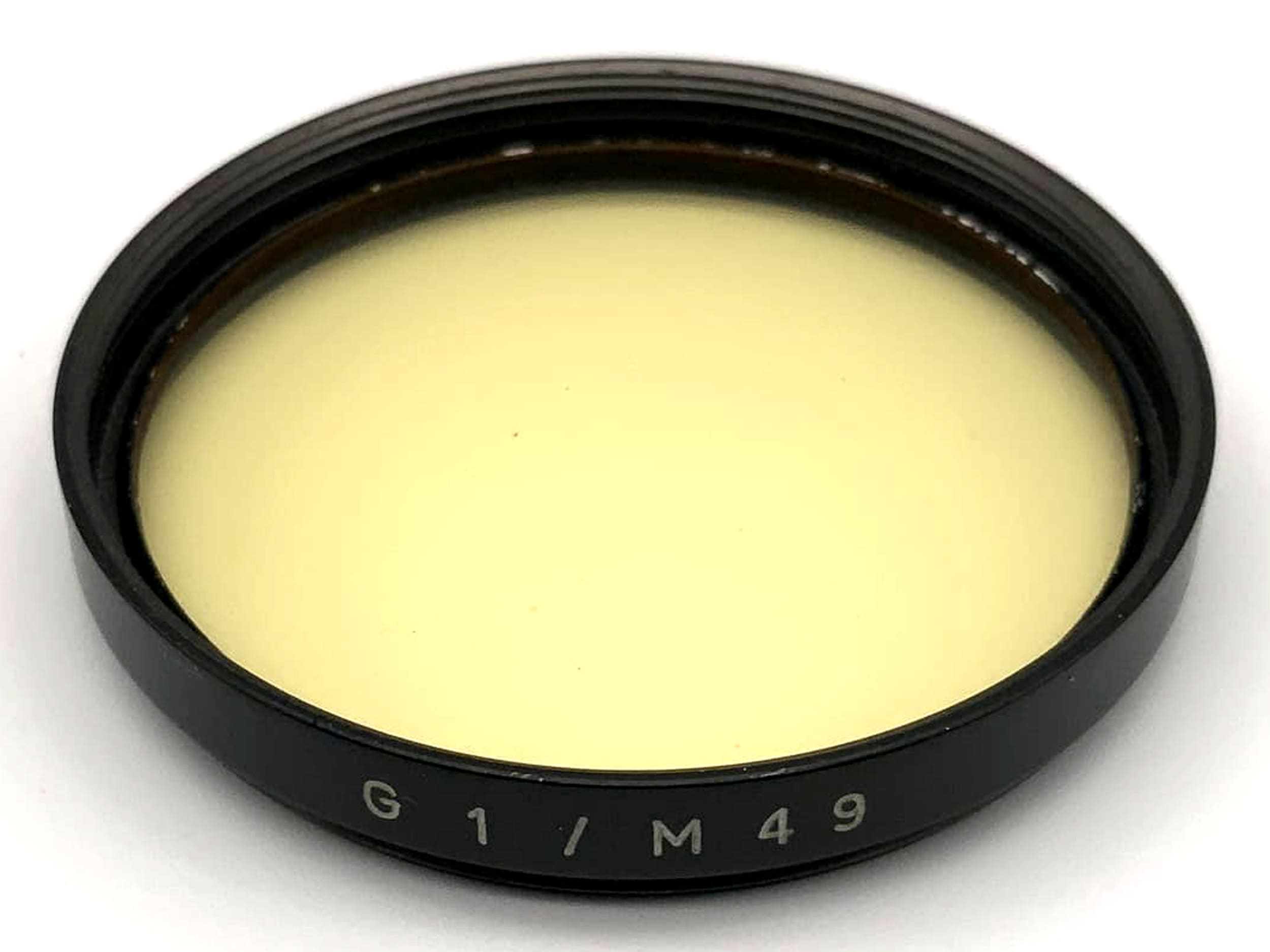 Carl Zeiss Jena Farbfilter 49mm Filter Hellgelb G1/M49 Kreisförmig Filtergewinde