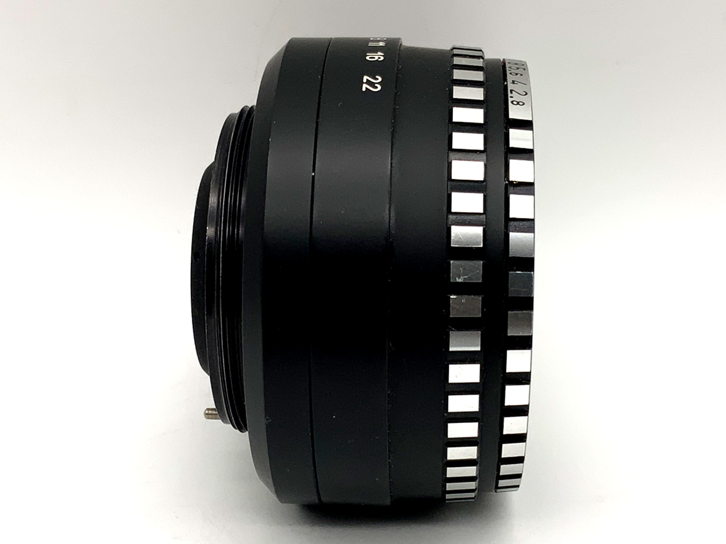 Meyer-Optik Görlitz 50mm 1:2.8 Objektiv Domiplan Zebra Festbrennweite (M42)