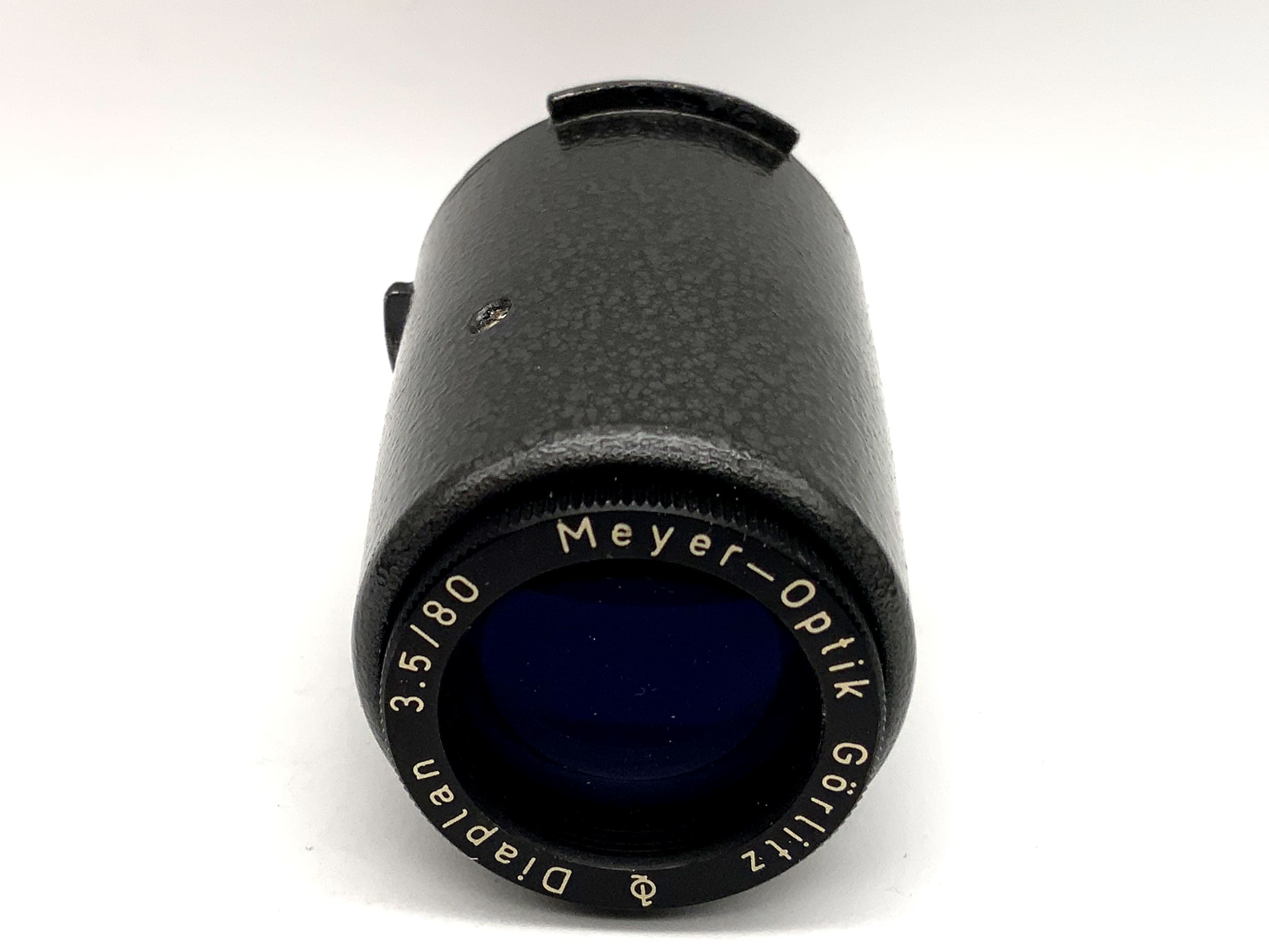 Meyer-Optik Görlitz 80mm 1:3.5 Objektiv Diaplan Festbrennweite (Trioplan)
