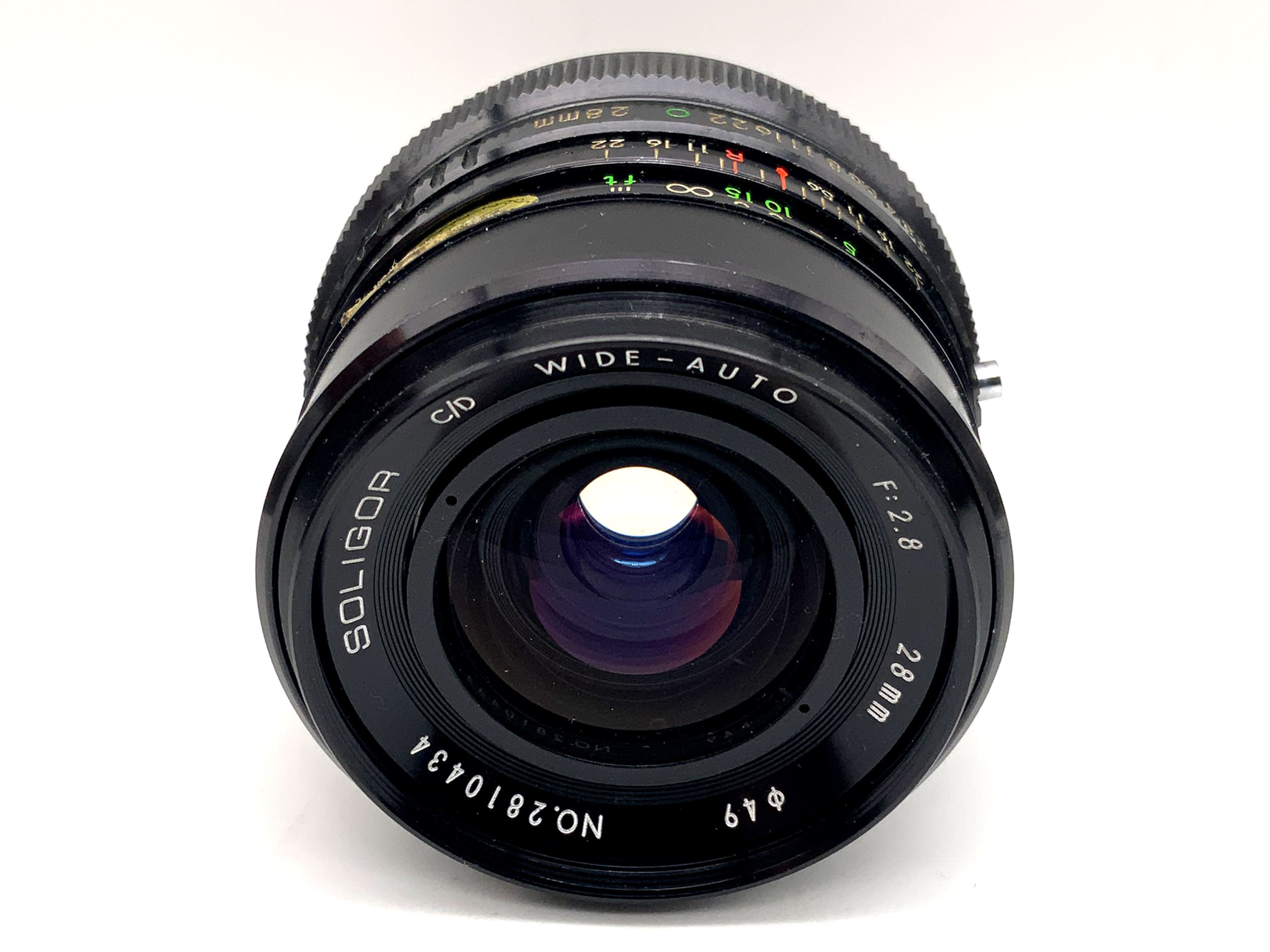 Soligor 28mm 1:2.8 Objektiv Wide-Auto Festbrennweite (Canon FD)