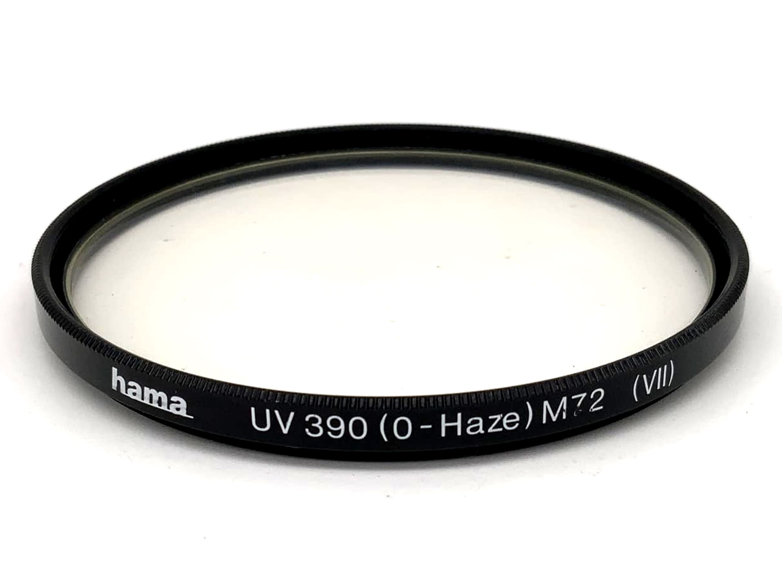Hama UV-Filter UV 390(0-Haze) (VII) Filter 72mm Kreisförmig Filtergewinde M72
