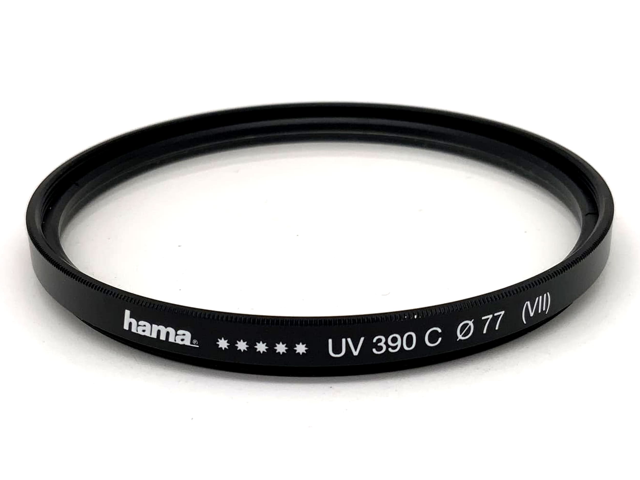 Hama UV-Filter UV 390C (VII) Filter 77mm Kreisförmig Filtergewinde M77