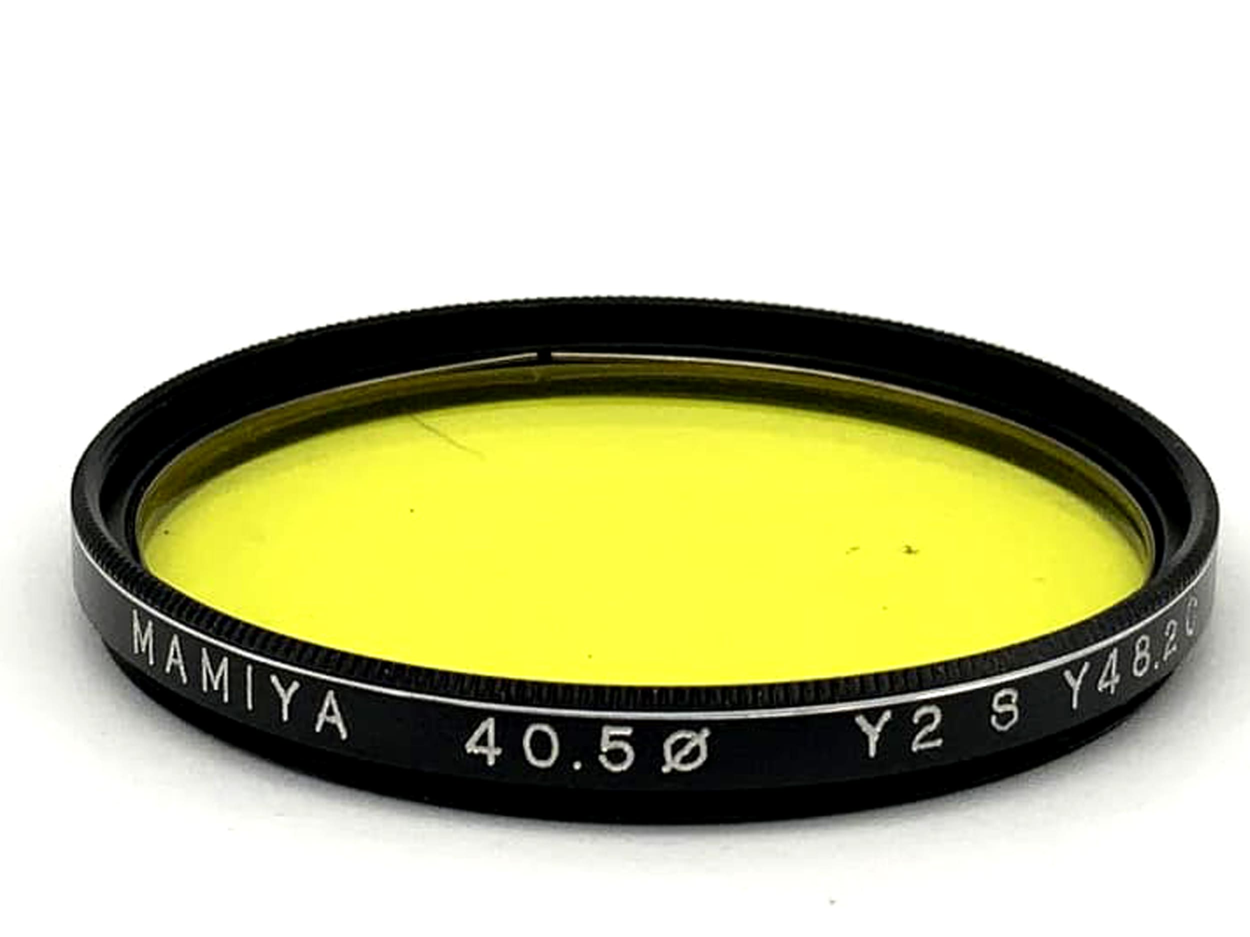 Mamiya Farbfilter Y2 S48,2C Filter 40,5mm Kreisförmig Filtergewinde M40