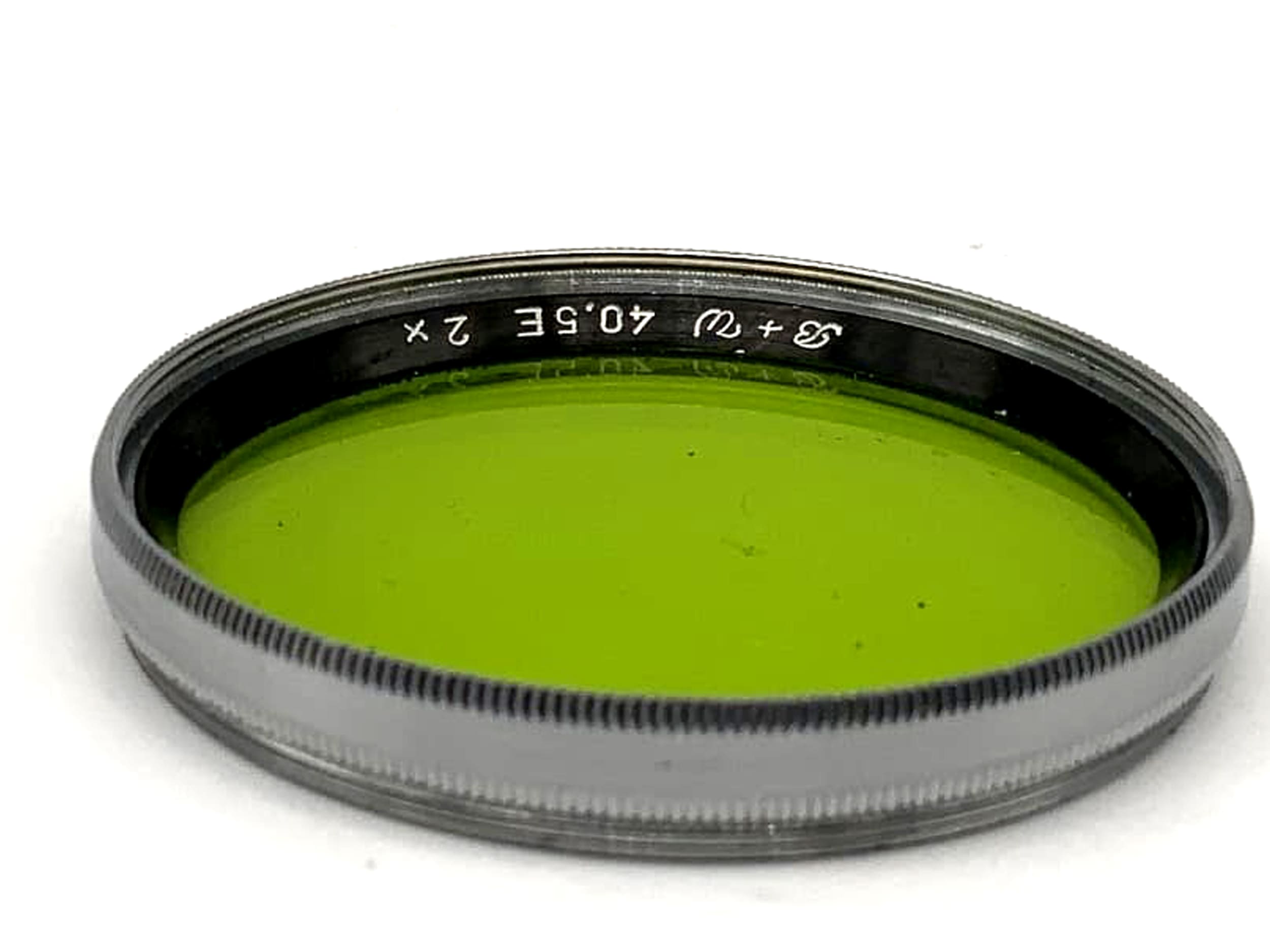 B+W Farbfilter 40,5E 2x Grün Green Filter 40,5mm Kreisförmig Filtergewinde M40