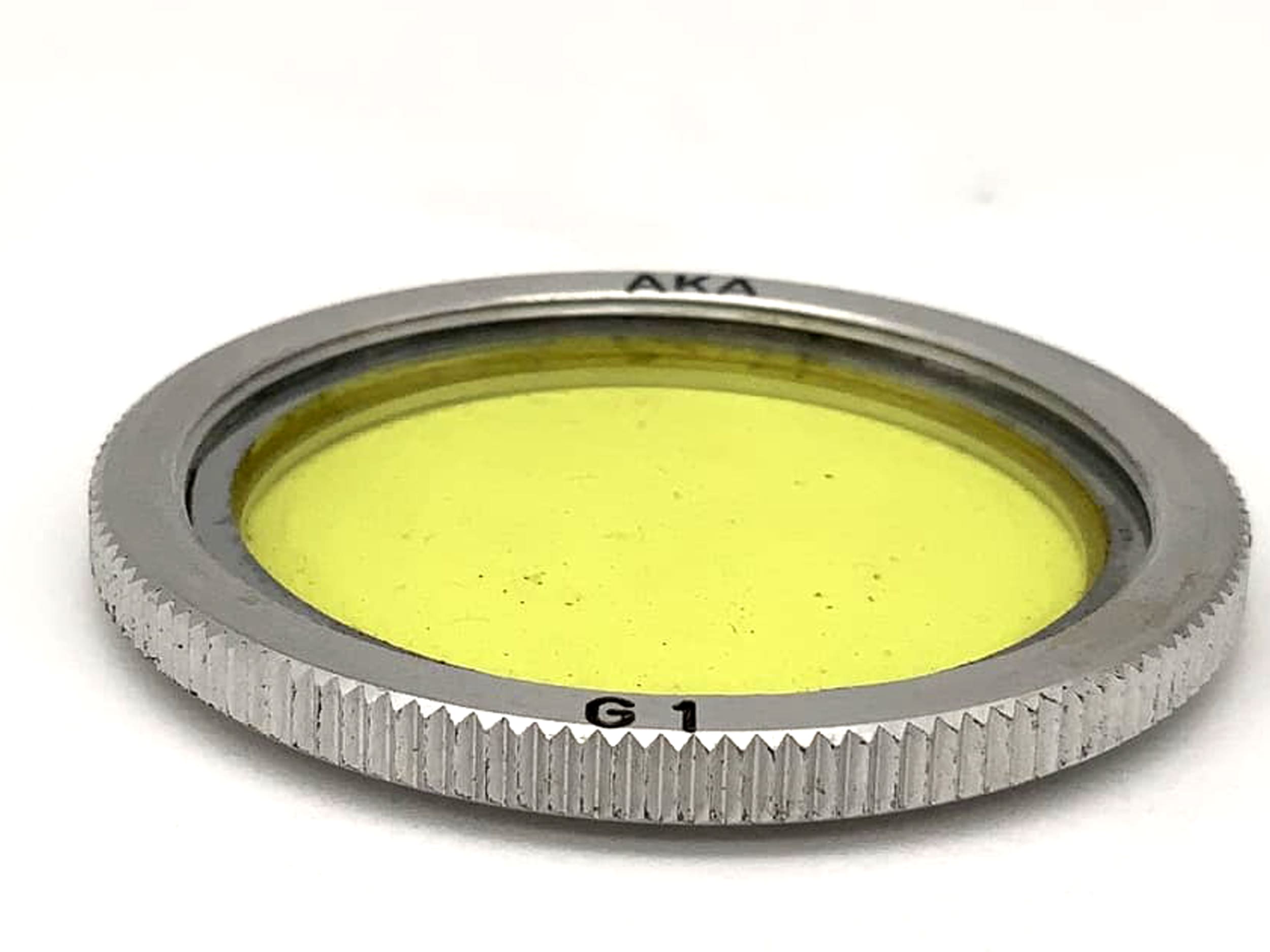 AKA Farbfilter G1 Gelb Yellow Filter 36mm Kreisförmig Filtergewinde M36
