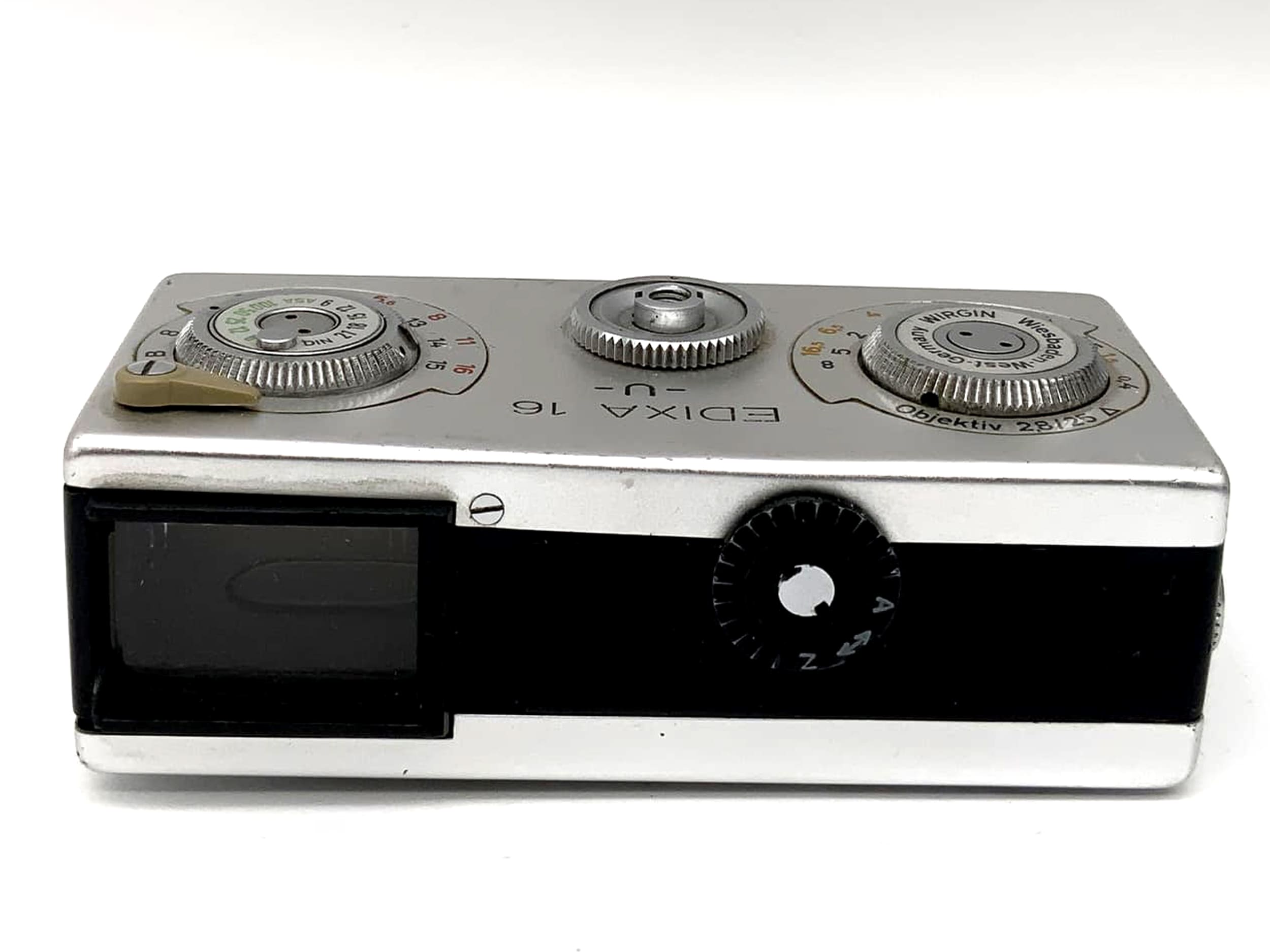 EDIXA 16 U Miniaturkamera mit 1:2,8 25mm Kleinstbildkamera Spy Cam Analogkamera