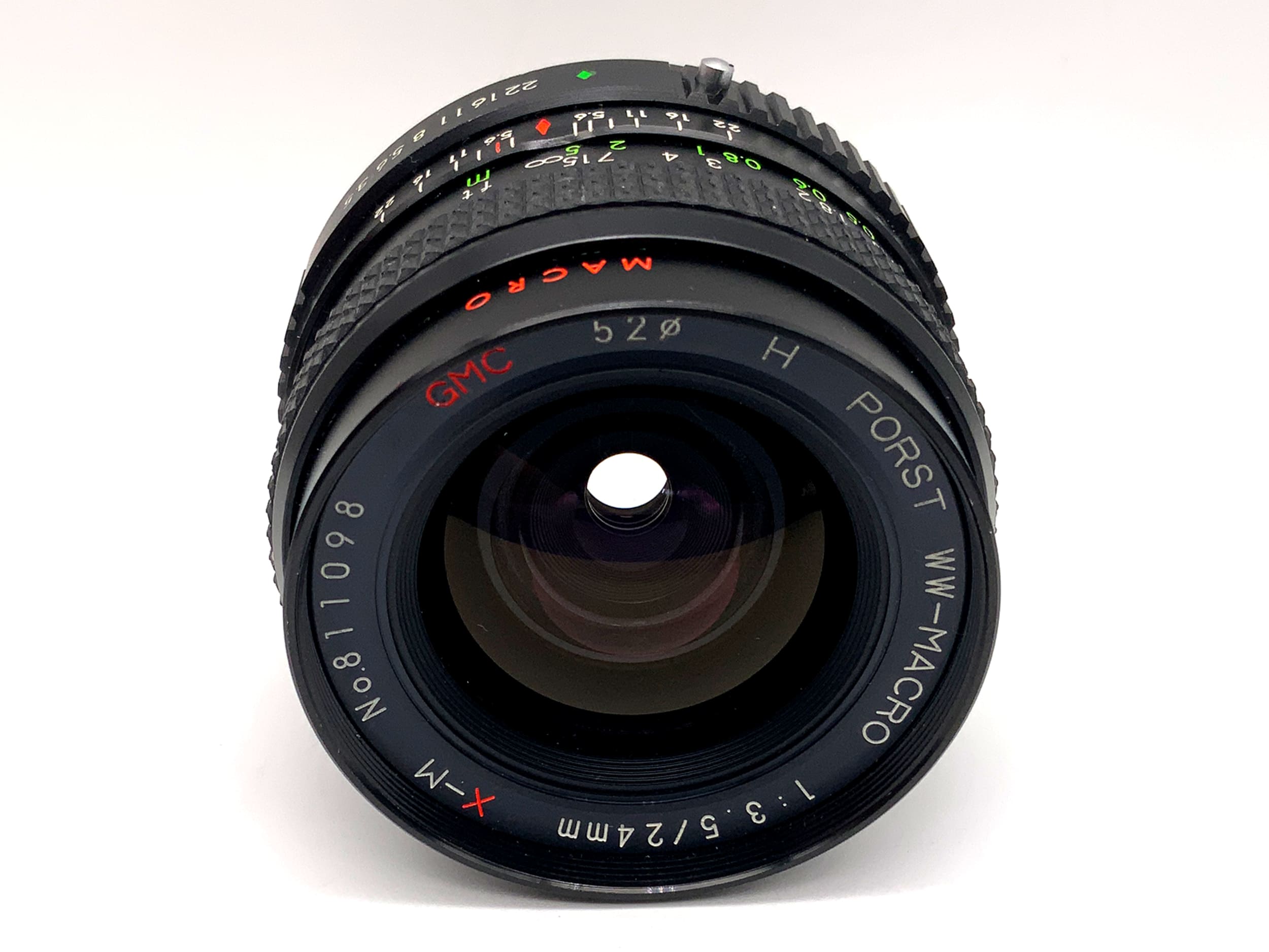 Porst 24mm 1:3.5 Objektiv GMC H WW-Macro X-M Festbrennweite (Fujica X)