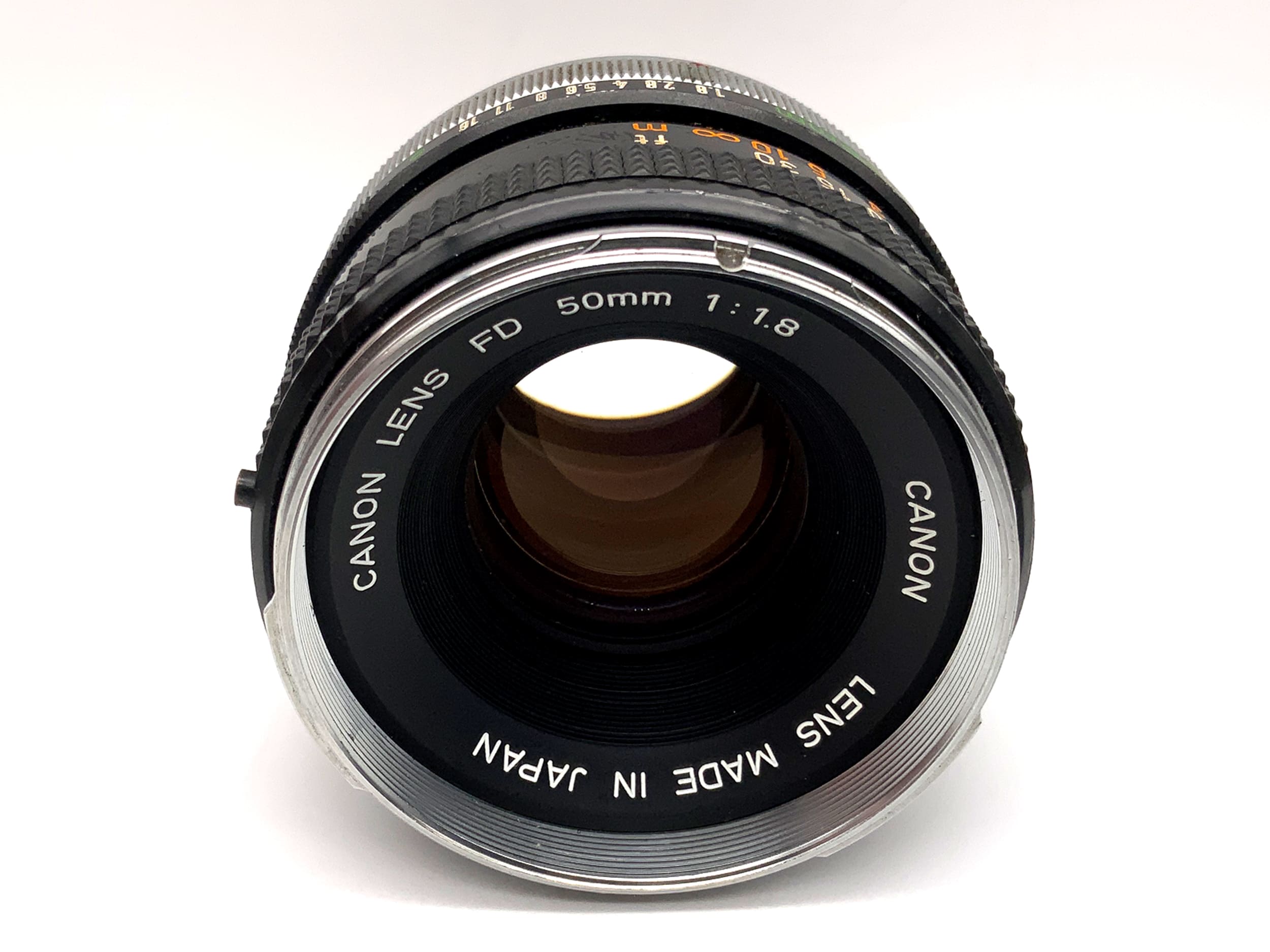 Canon 50mm 1:1.8 Objektiv FD mit Macro-Anschluss Festbrennweite (Canon FD)