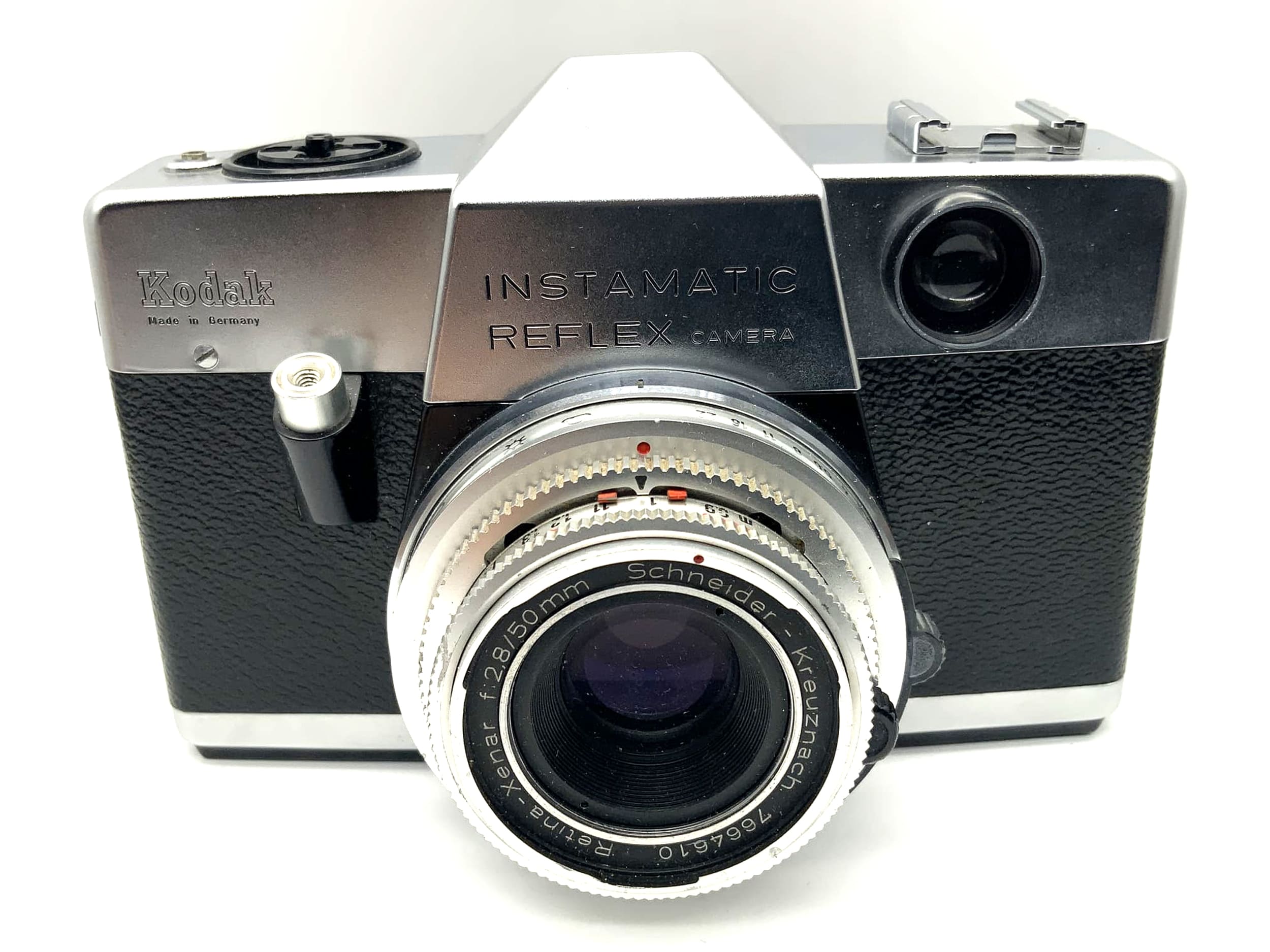 Kodak Instamatic Reflex mit Schneider-Kreuznach Xenar f:2.8/50mm !Beli defekt!