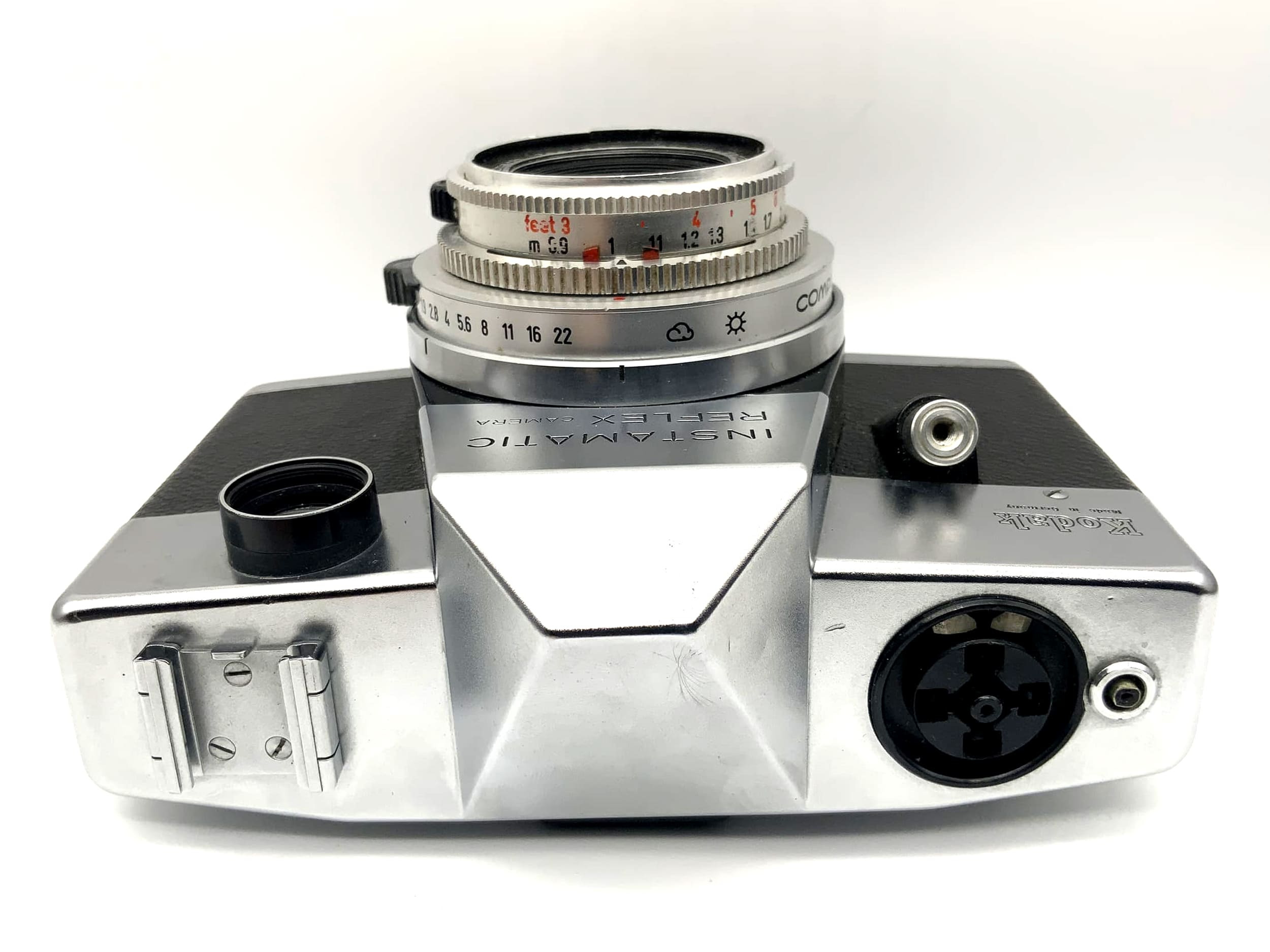 Kodak Instamatic Reflex mit Schneider-Kreuznach Xenar f:2.8/50mm !Beli defekt!